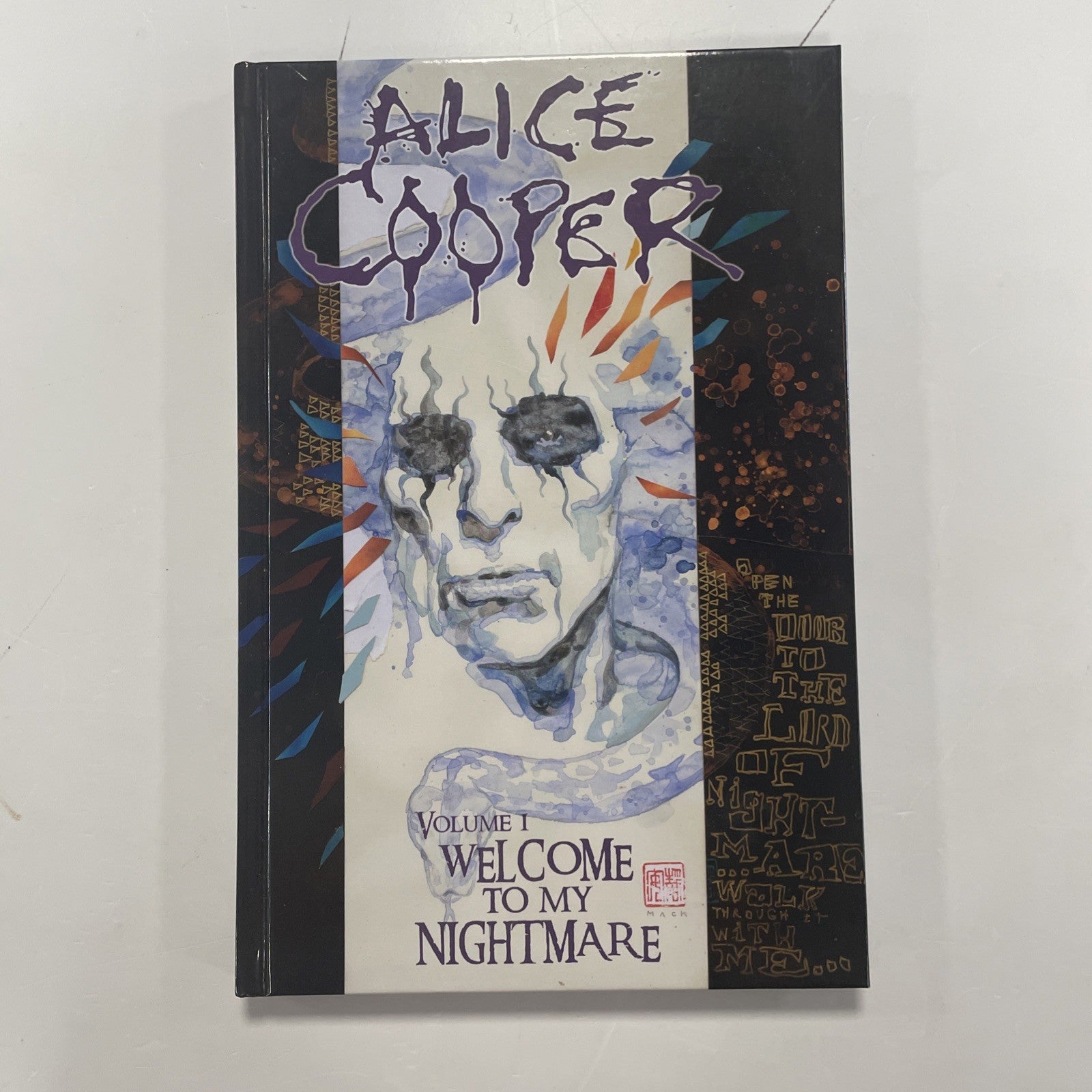 Alice Cooper Vol 1 Welcome to my Nightmare Signed by Alice Cooper (Hardbacked)0
