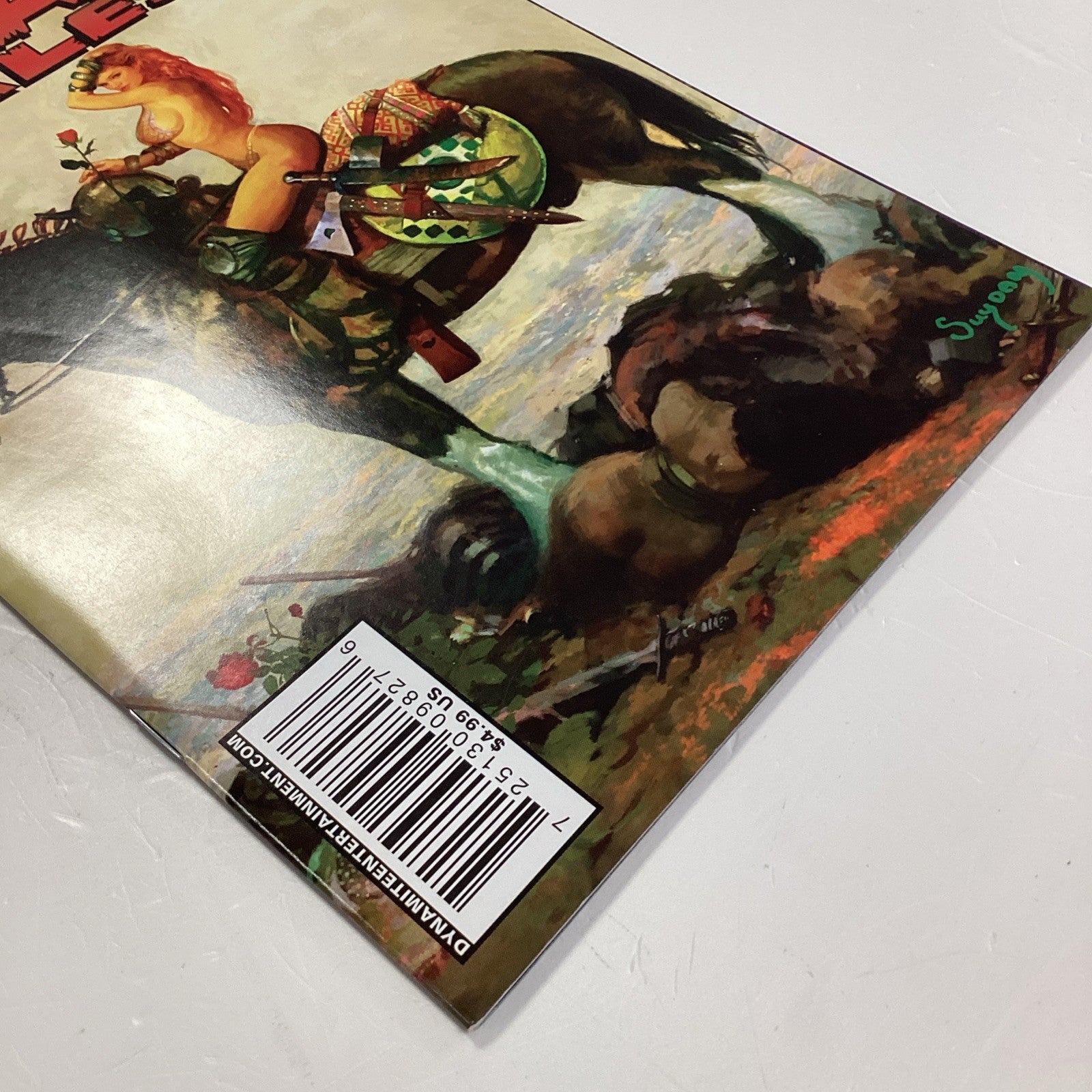 Red Sonja Savage Tales #8 2008 VF Arthur Suydam Cover3