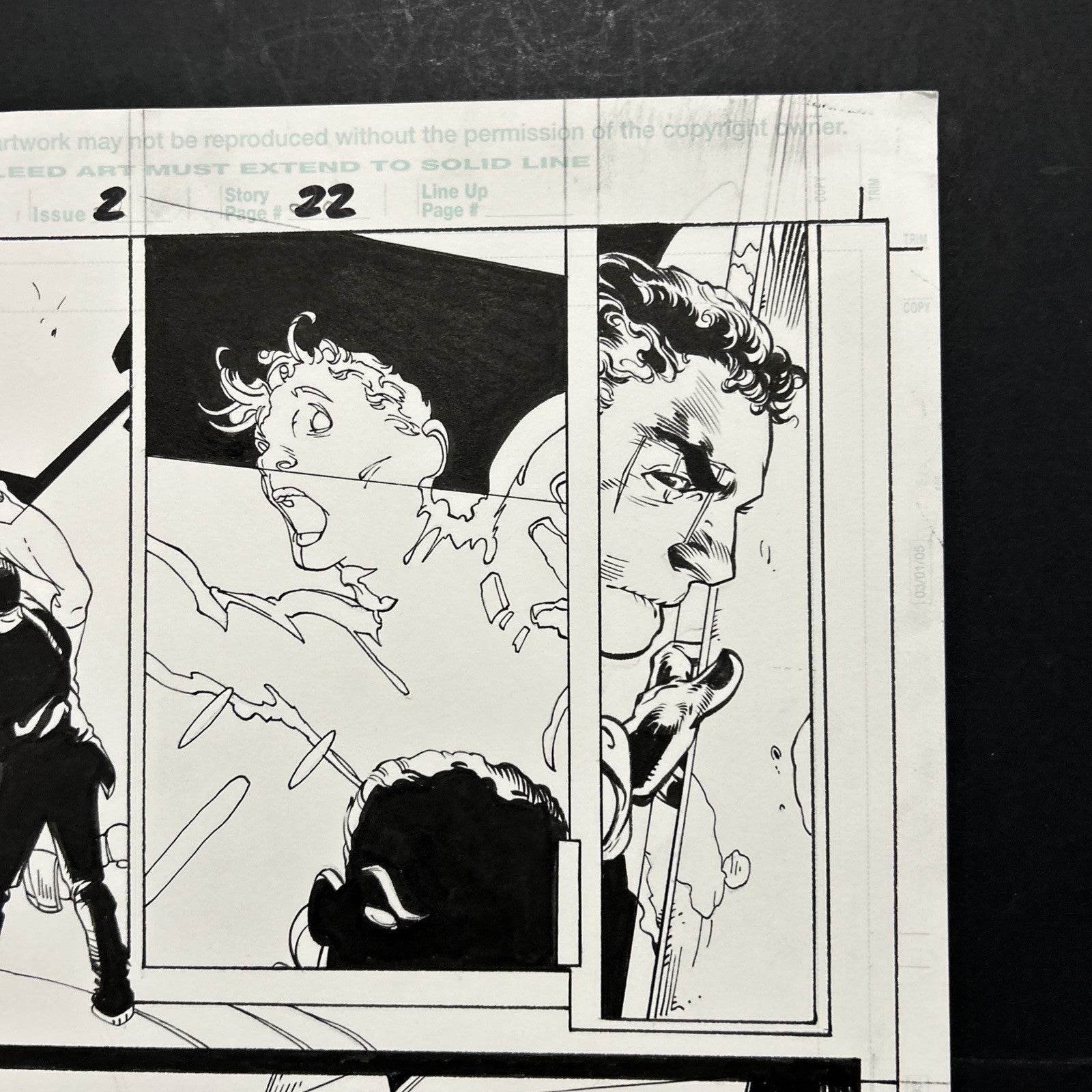Original Artwork, Marvel X-Men: The Life and Times of Lucas Bishop 2009 #2 pg 225