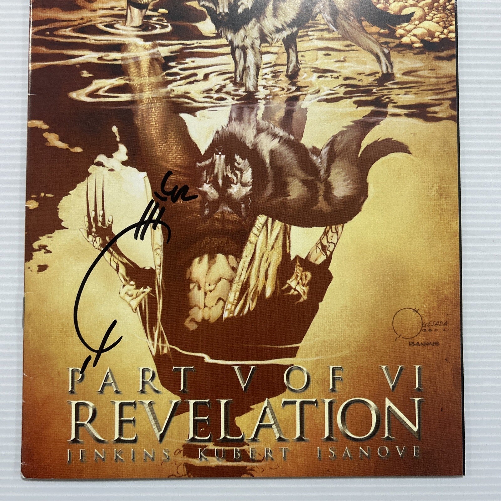 Wolverine The Origin #5 2001 VF Part V Of Vi Revelation signed by Joe Quesada2