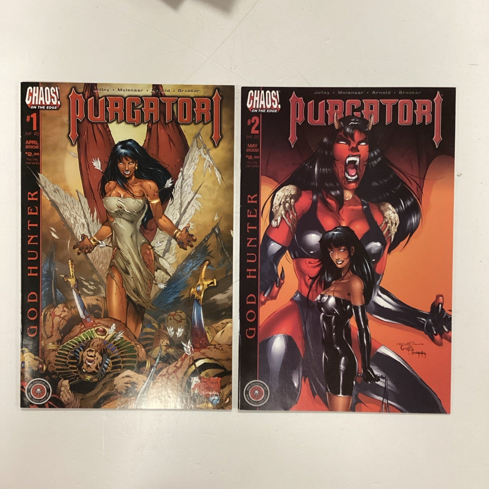 Purgatori God Hunter #1-2 2002 VF Chaos Comics0