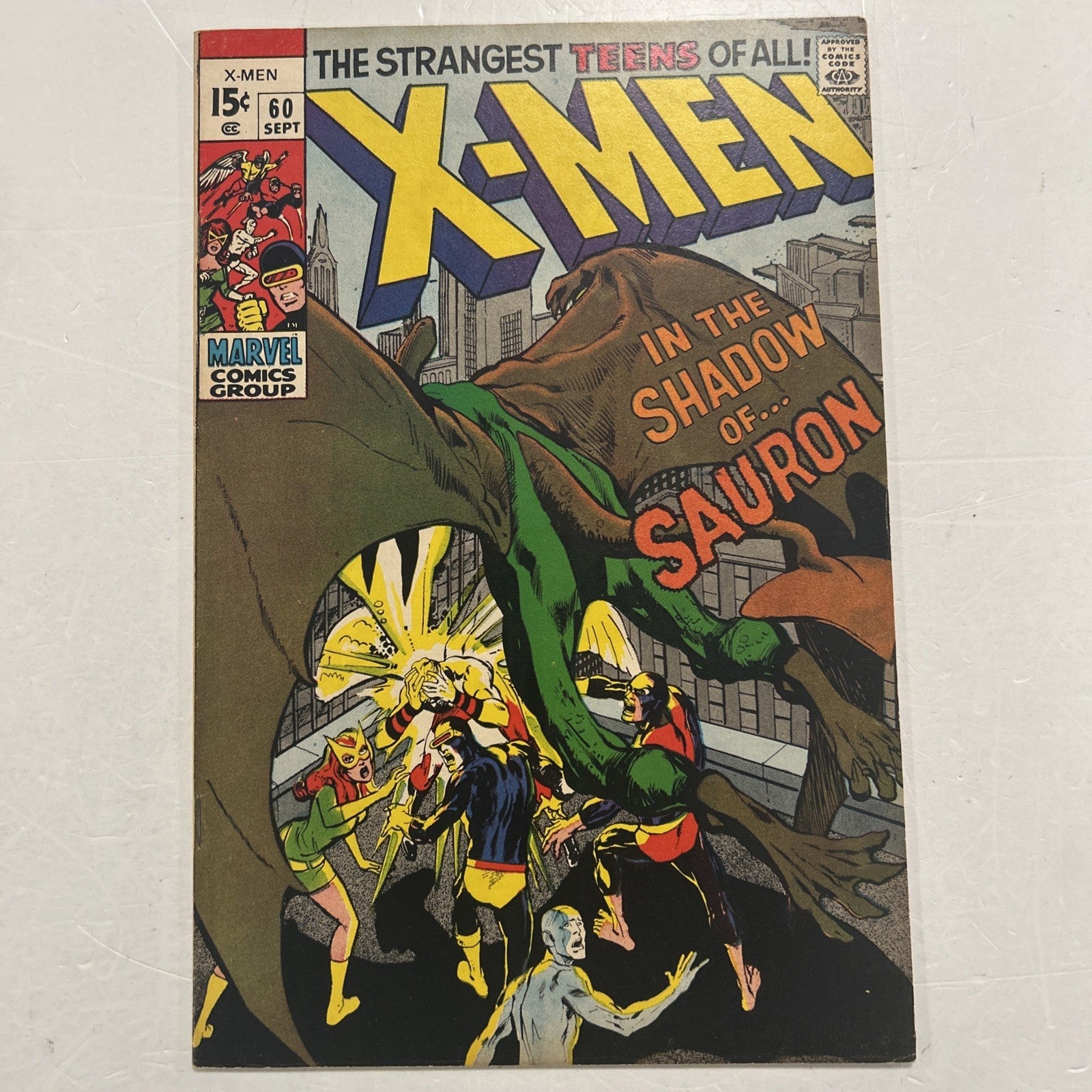 X-Men #60 1969 FN- Cent Copy 1st Appearance of Sauron0