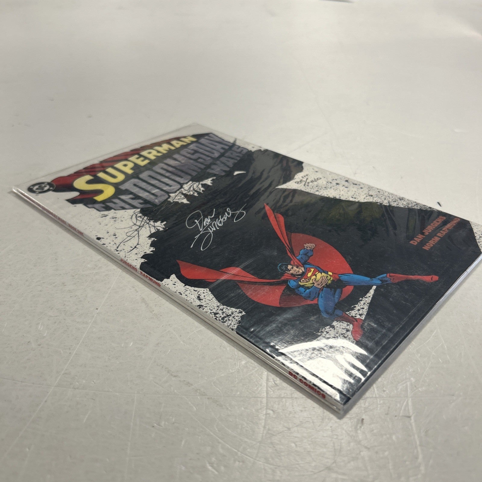Superman Doomsday Wars Book 1 1998 Signed By Dan Jurgens 85/75003