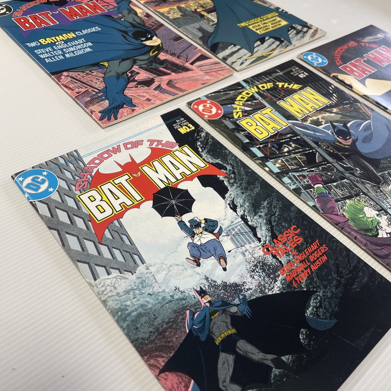 Shadow of The Batman #1-5 1985 Complete Set Reprints Classic Stories6
