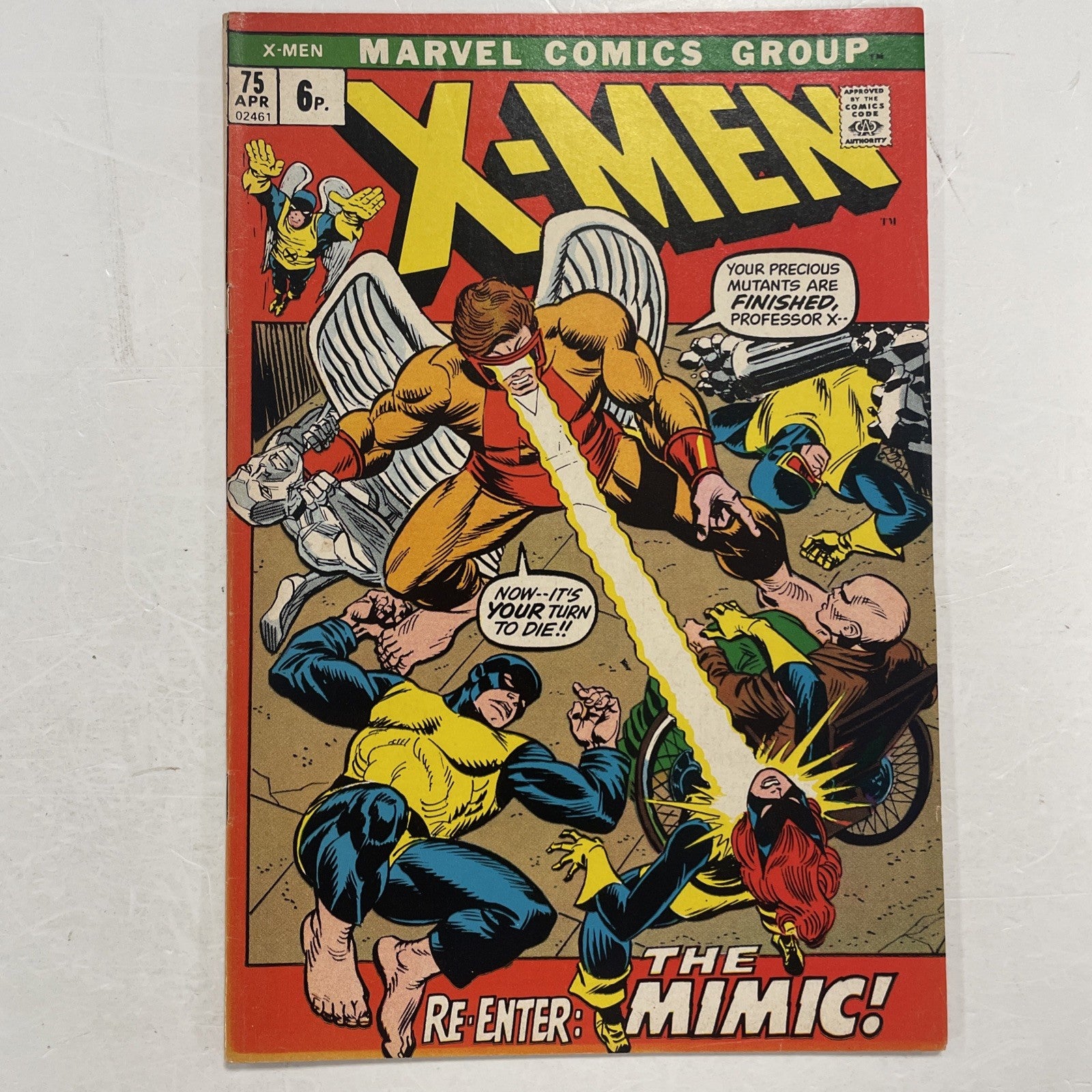 X-Men #75 1972 FN- Pence Copy0