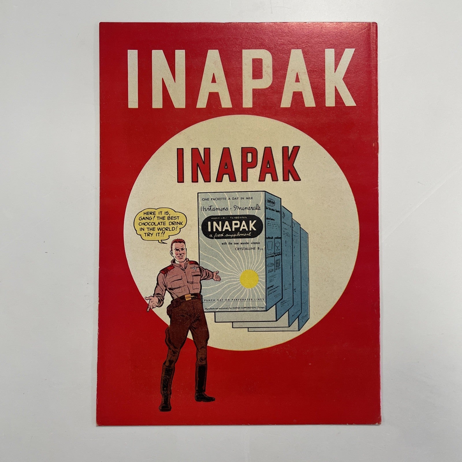 Major Inapak The Space Ace #1 1951 FN Golden Age4