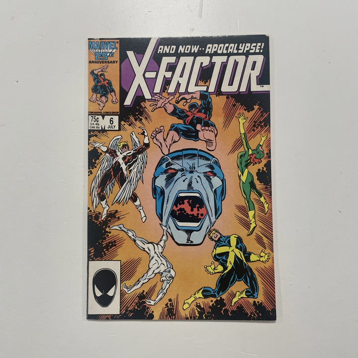 X-factor #6 1986 FN/VF 1st Full Appearance of Apocalypse *See Description0