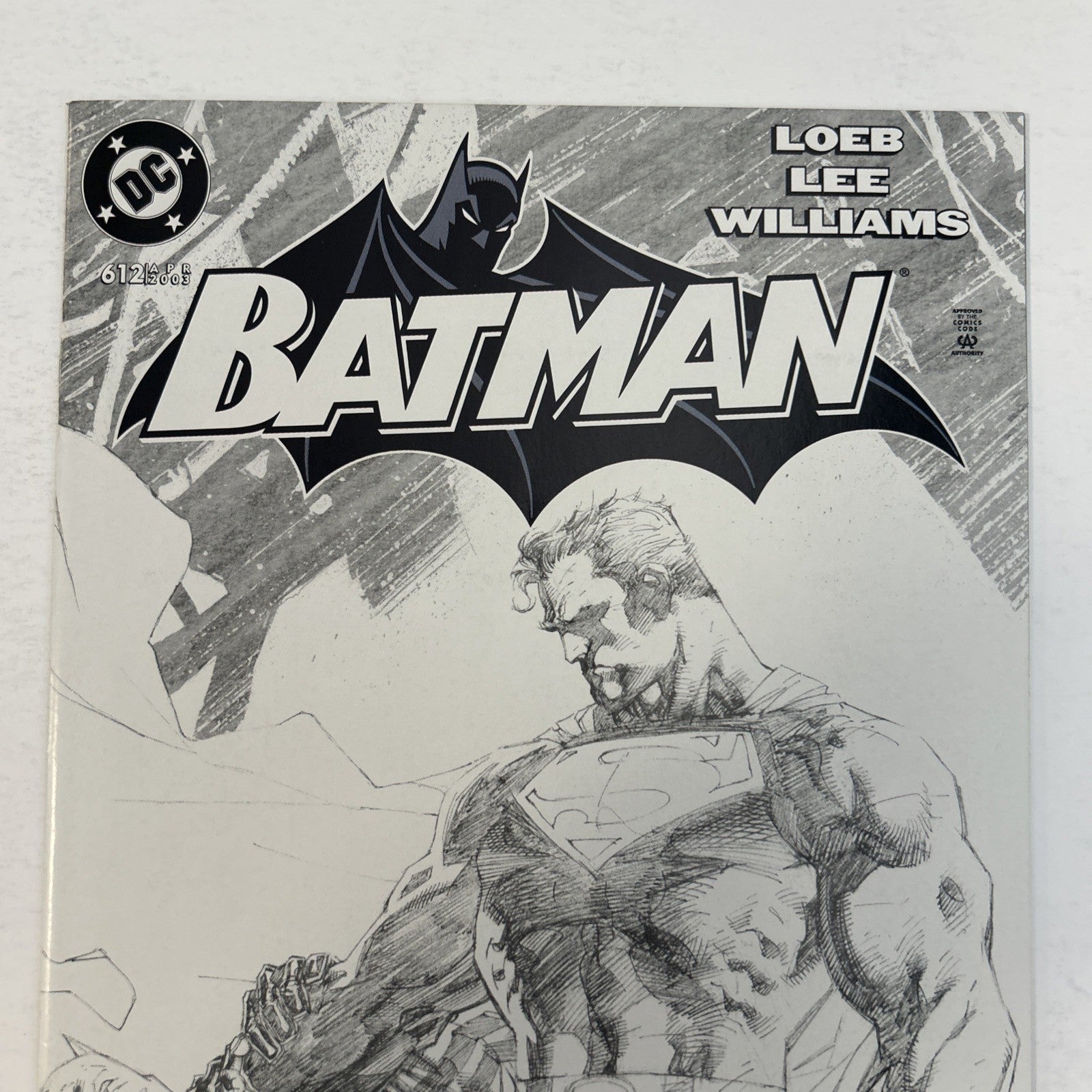 Batman #612 2003 NM 2nd Print Jim Lee Sketch Variant1