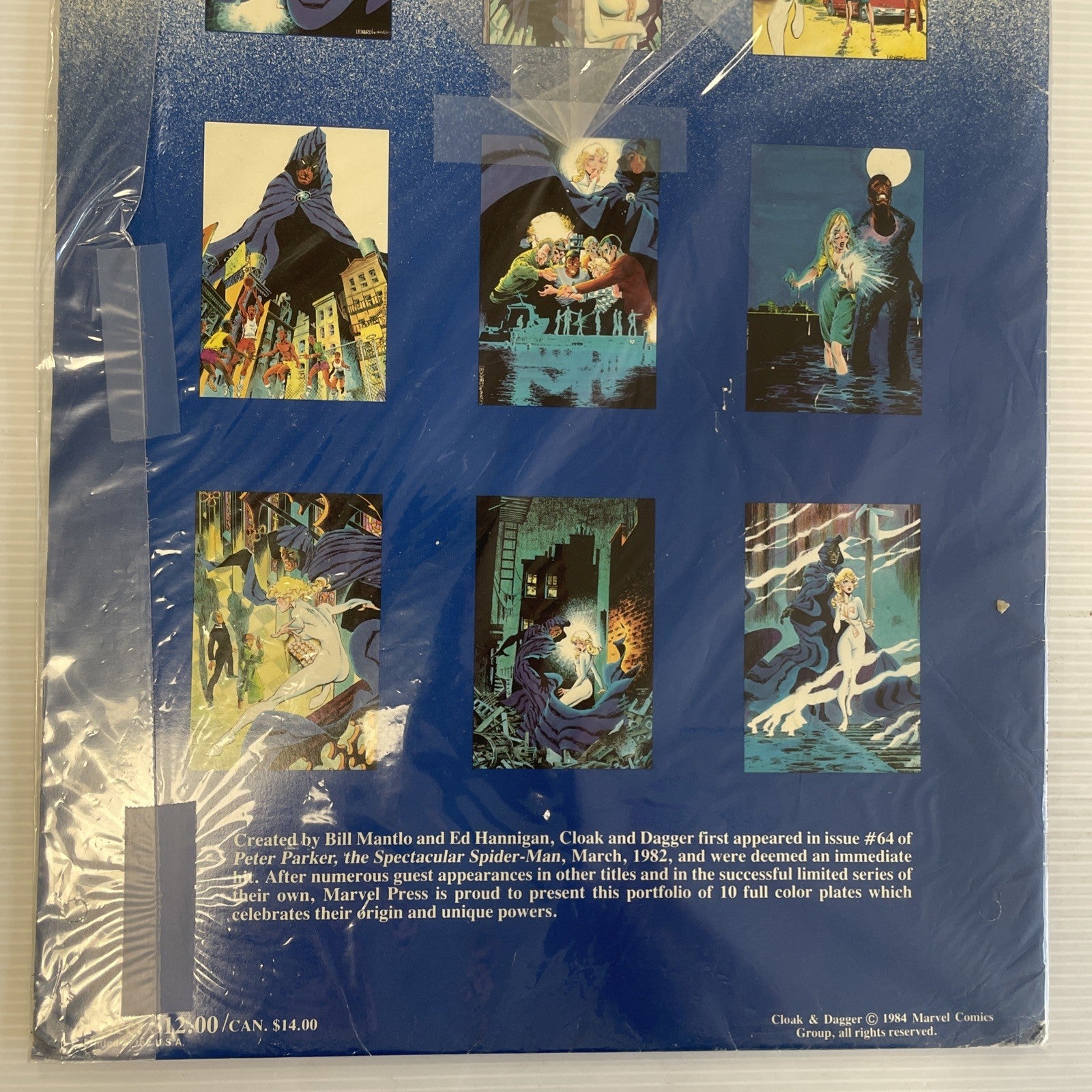 Marvel Press Cloak and Dagger Portfolio Prints 1984 Set 10 Rick Leonardi Art (2)10
