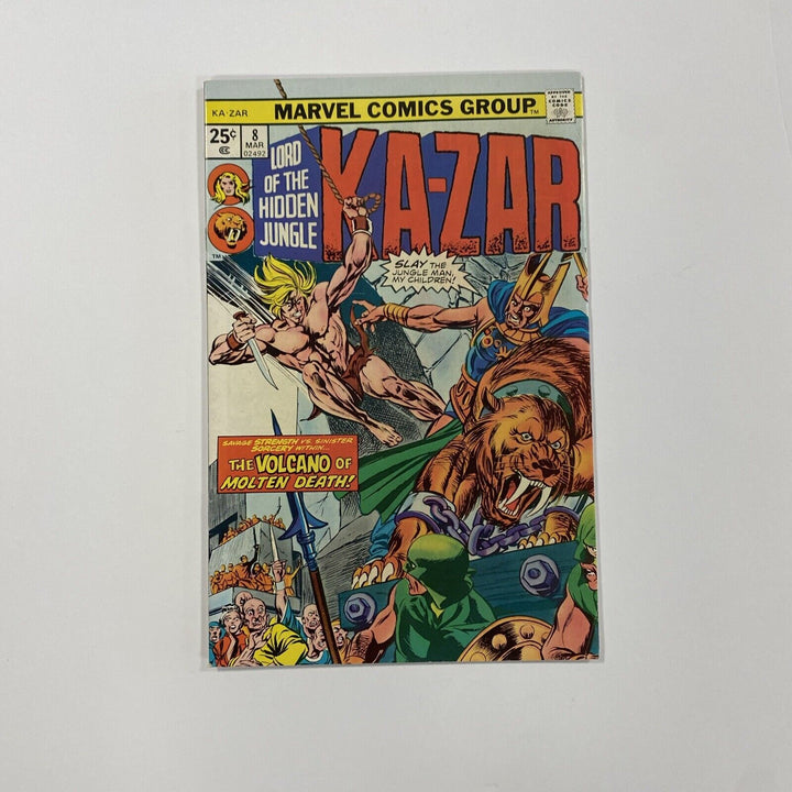 Ka-Zar #8 1975 FN Mark Jewelers insert!