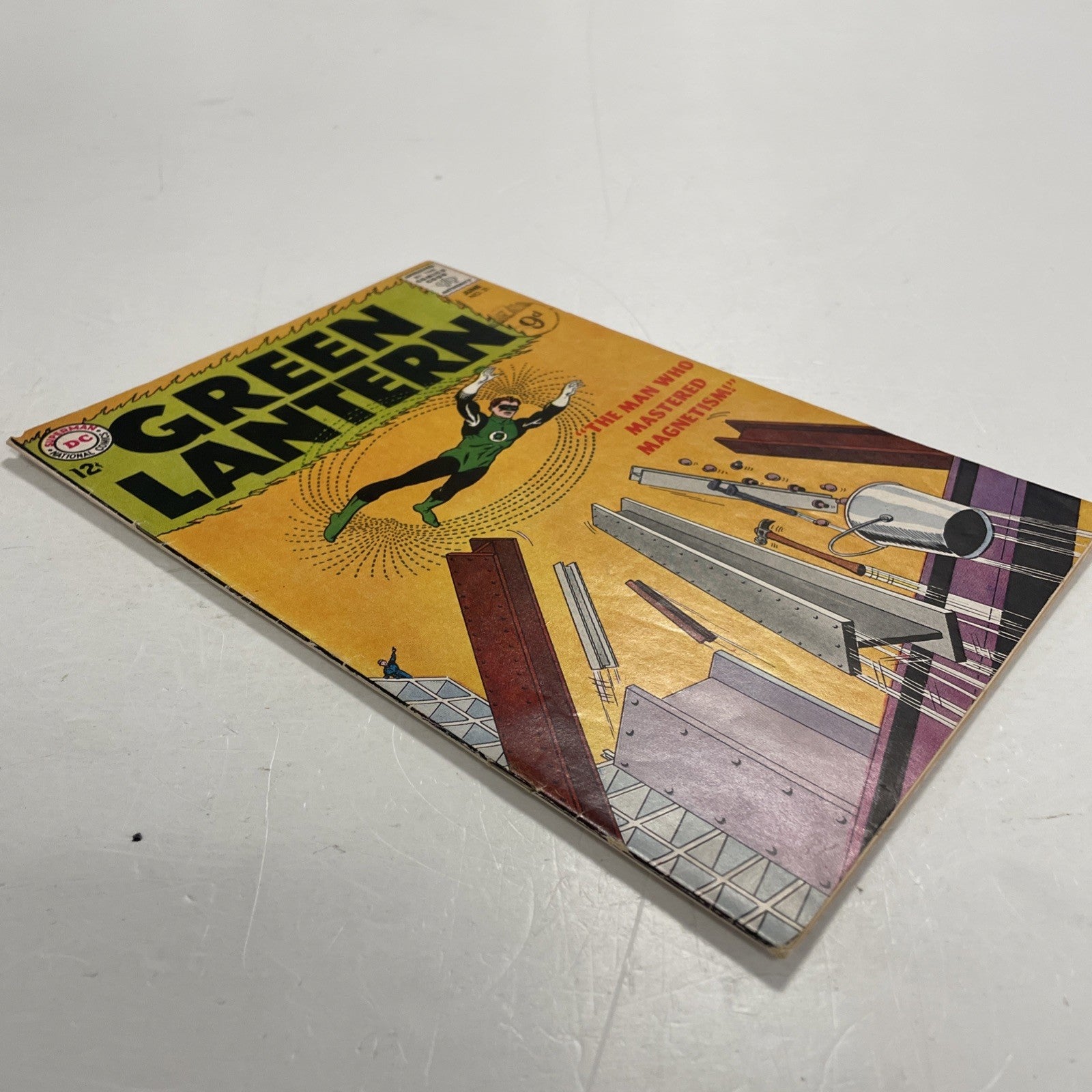 Green Lantern #21 1963 VG+ 1st Dr App. Polaris Pence Stamp **Small hole through3