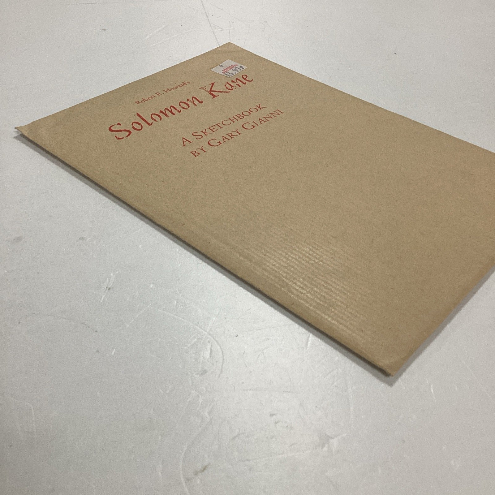 The Solomon Kane Sketchbook 1997 by Gary Gianni in Envelope Sleeve Rare Oop! VGC3