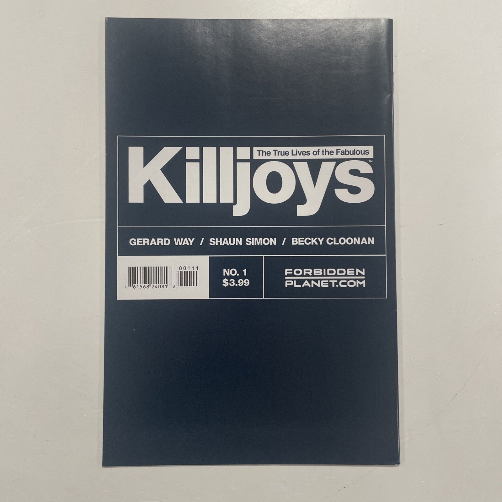 True Lives Of The Fabulous Killjoys #1 2013 VF Forbidden Planet Variant **4
