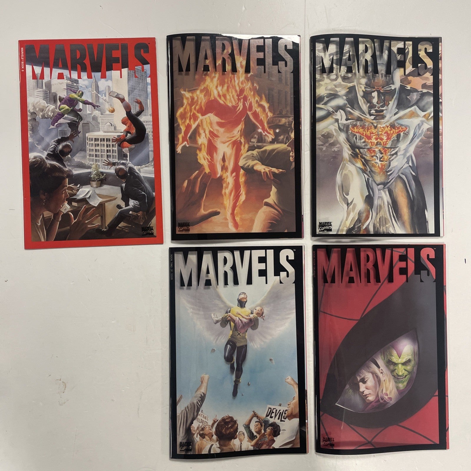 MARVELS #0-4 1994 VF/NM Complete Set0