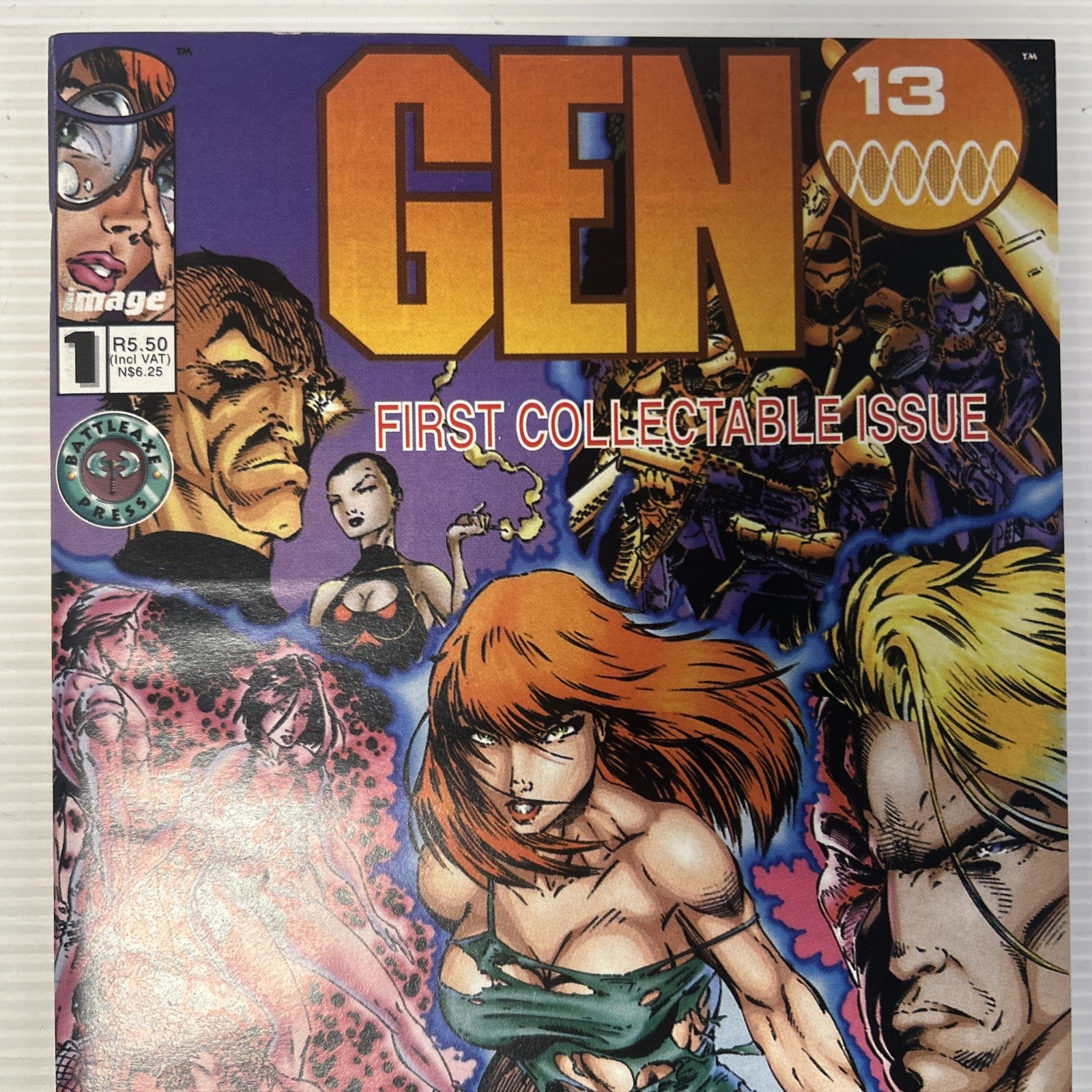 Gen13 #1 1996 VF Battleaxe Press South African Reprint1