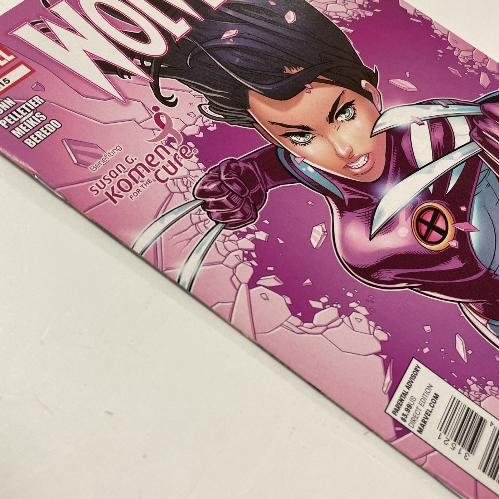 Wolverine #315 2012 NM Susan G Komen Cure Cancer Variant4