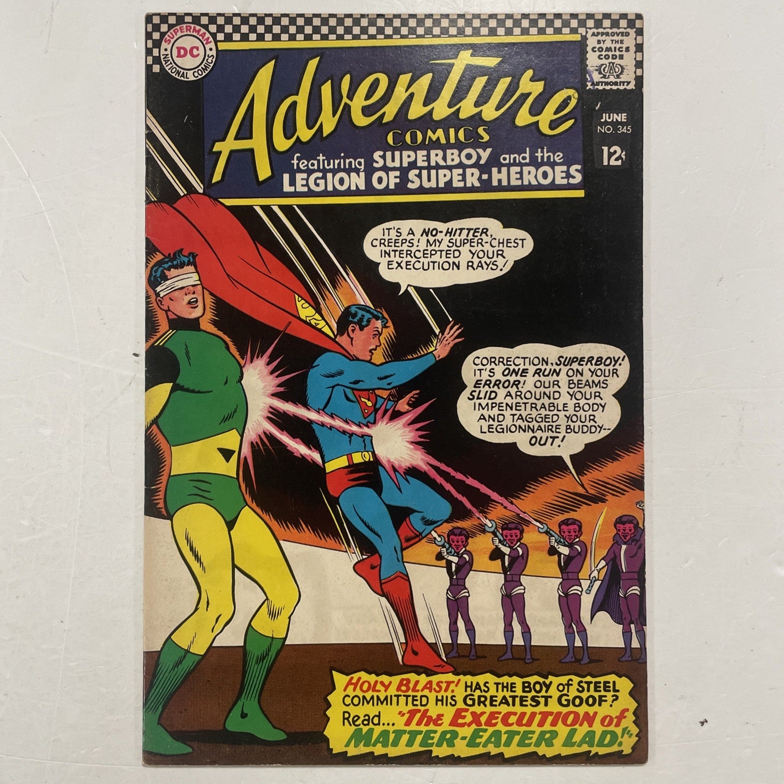 Adventure Comics #345 1966 FN/VF Pence Stamp0