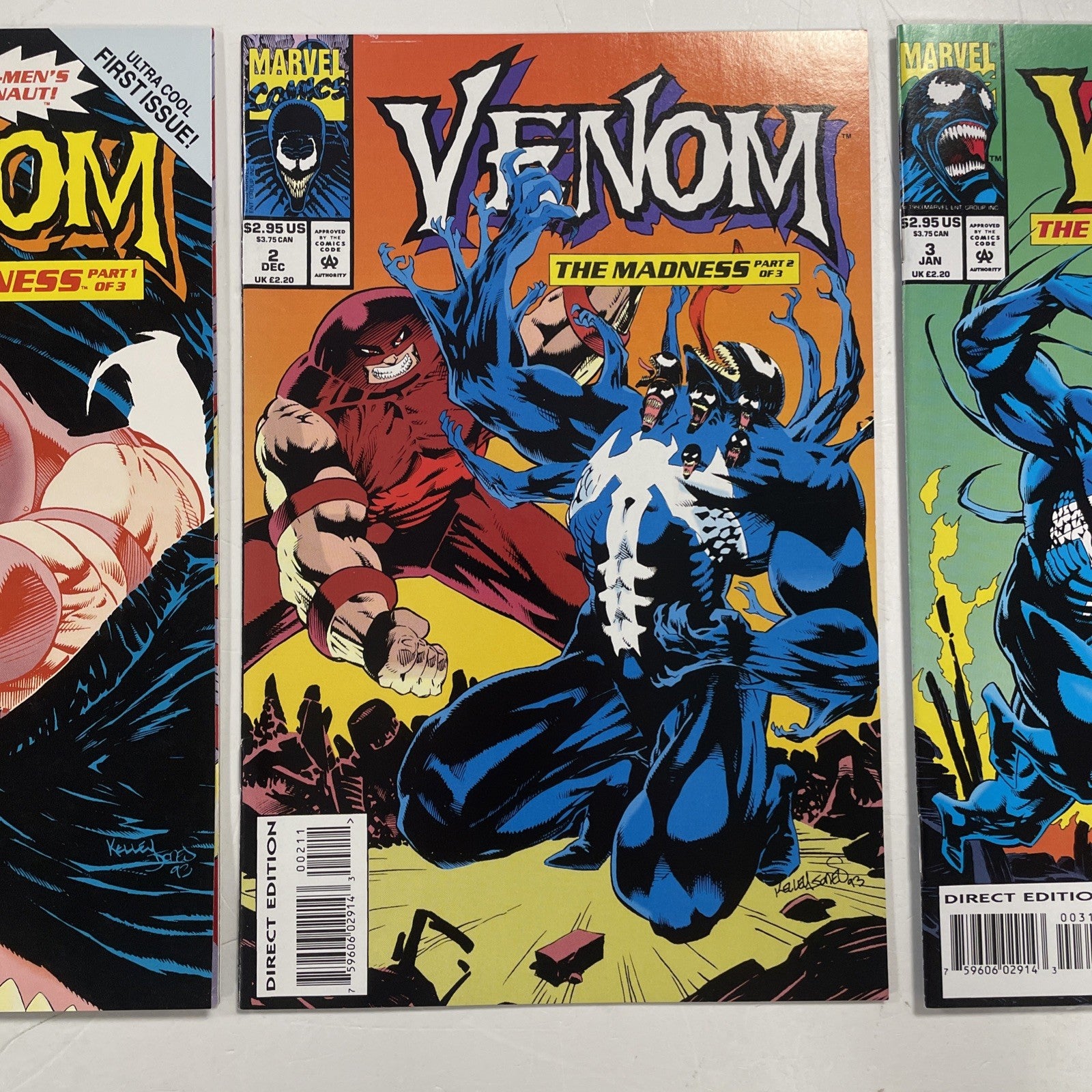 Venom The Madness #1-3 1993 VF/NM Complete Set2