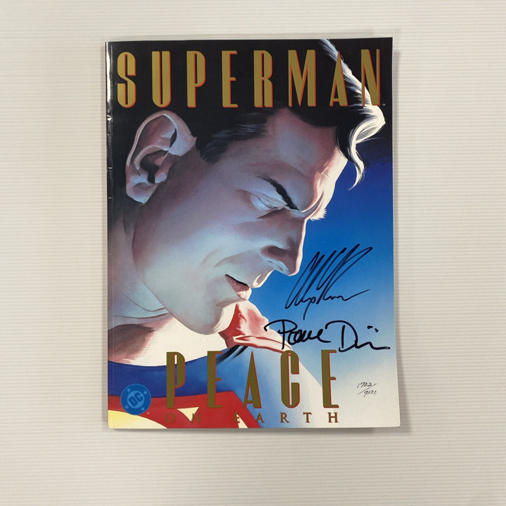 Superman Peace on Earth 1999 Signed Paul Dini & Alex Ross 1702/7500 DF COA0