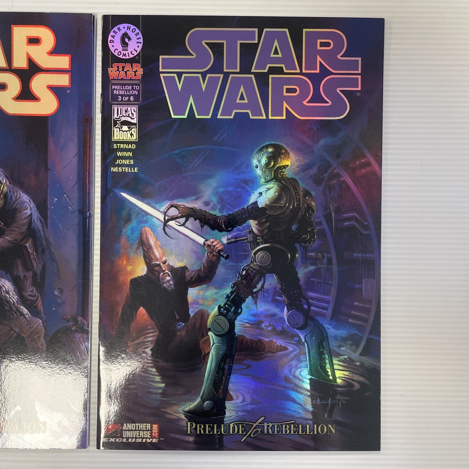 Star Wars Prelude To Rebellion #1-6 1999 Another Universe Exclusive #1 Signed3