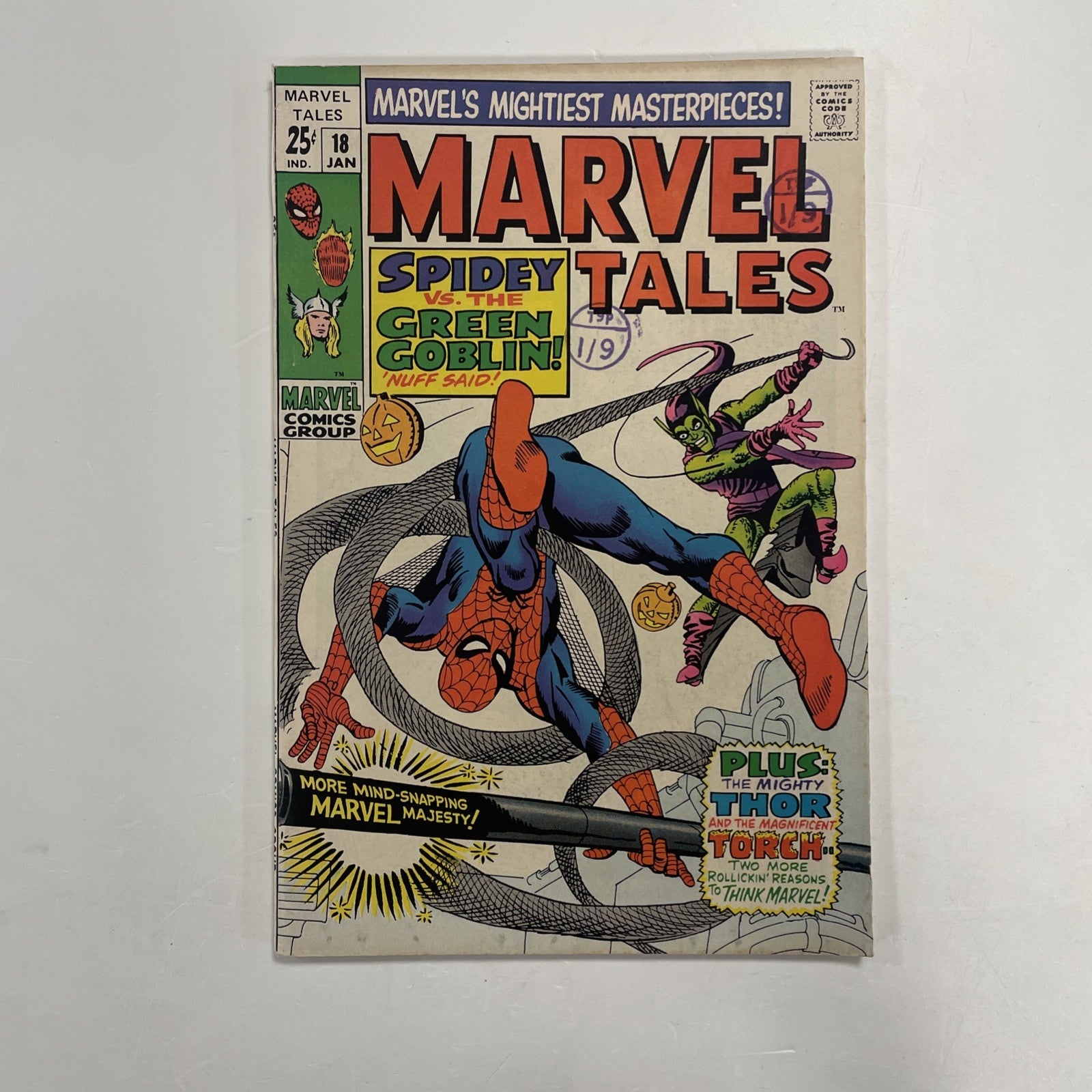 Marvel Tales #18 1969 VF- Pence Stamp x20