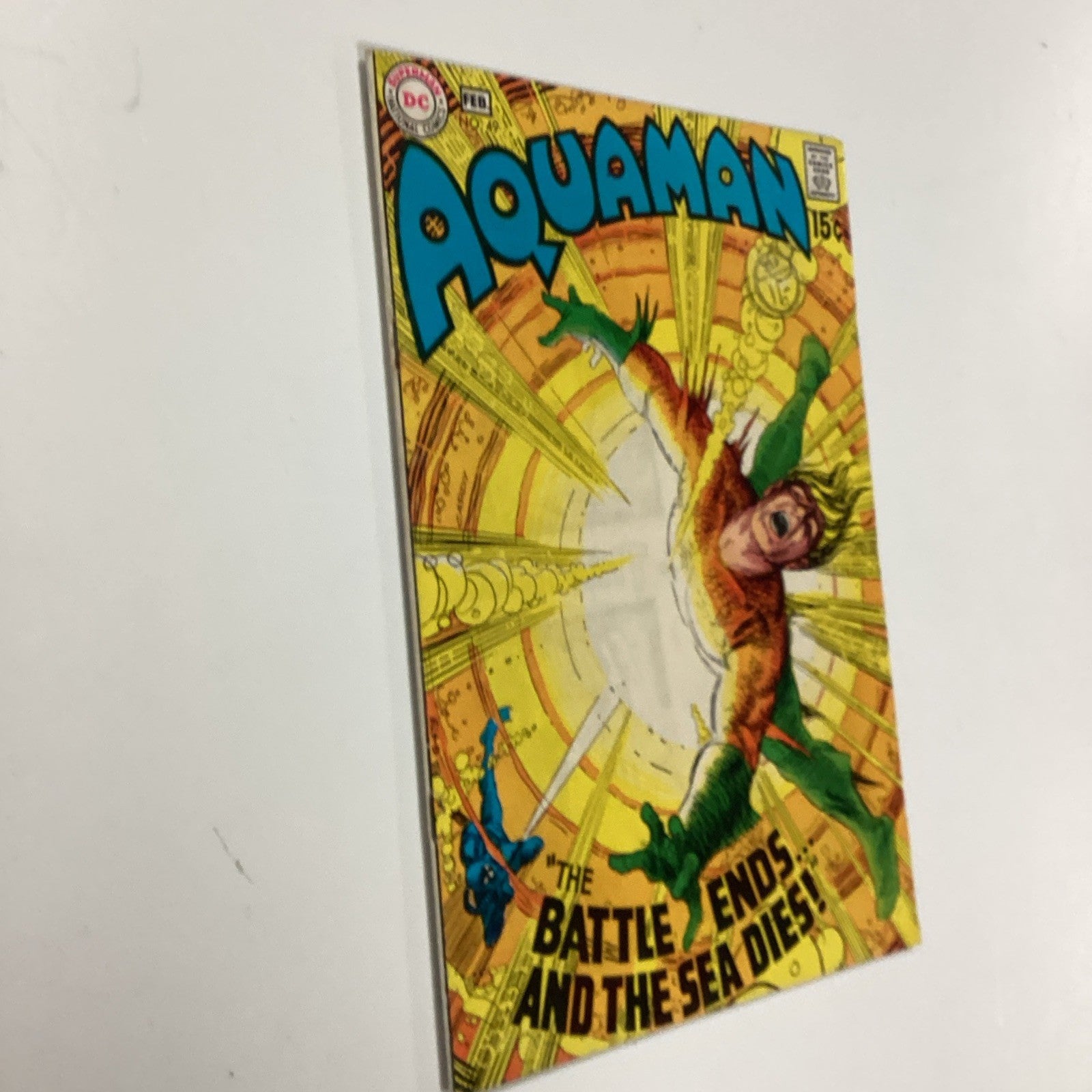 Aquaman #49 1970 VG+ Nick Cardy Cover Pence Stamp (2)3