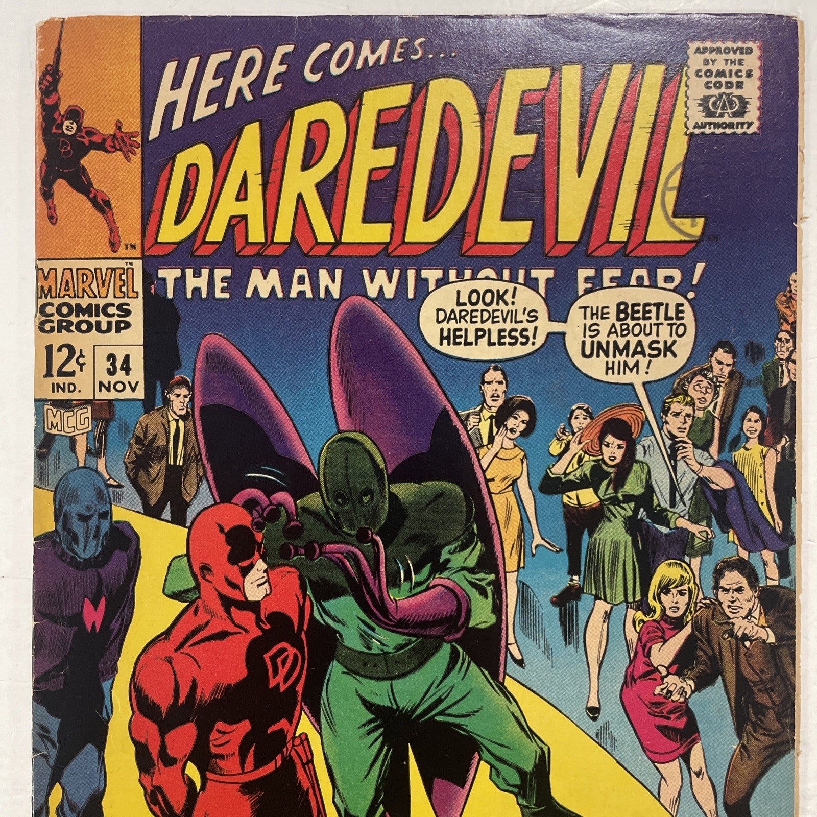 Daredevil #34 1967 VG/FN Pence Copy1