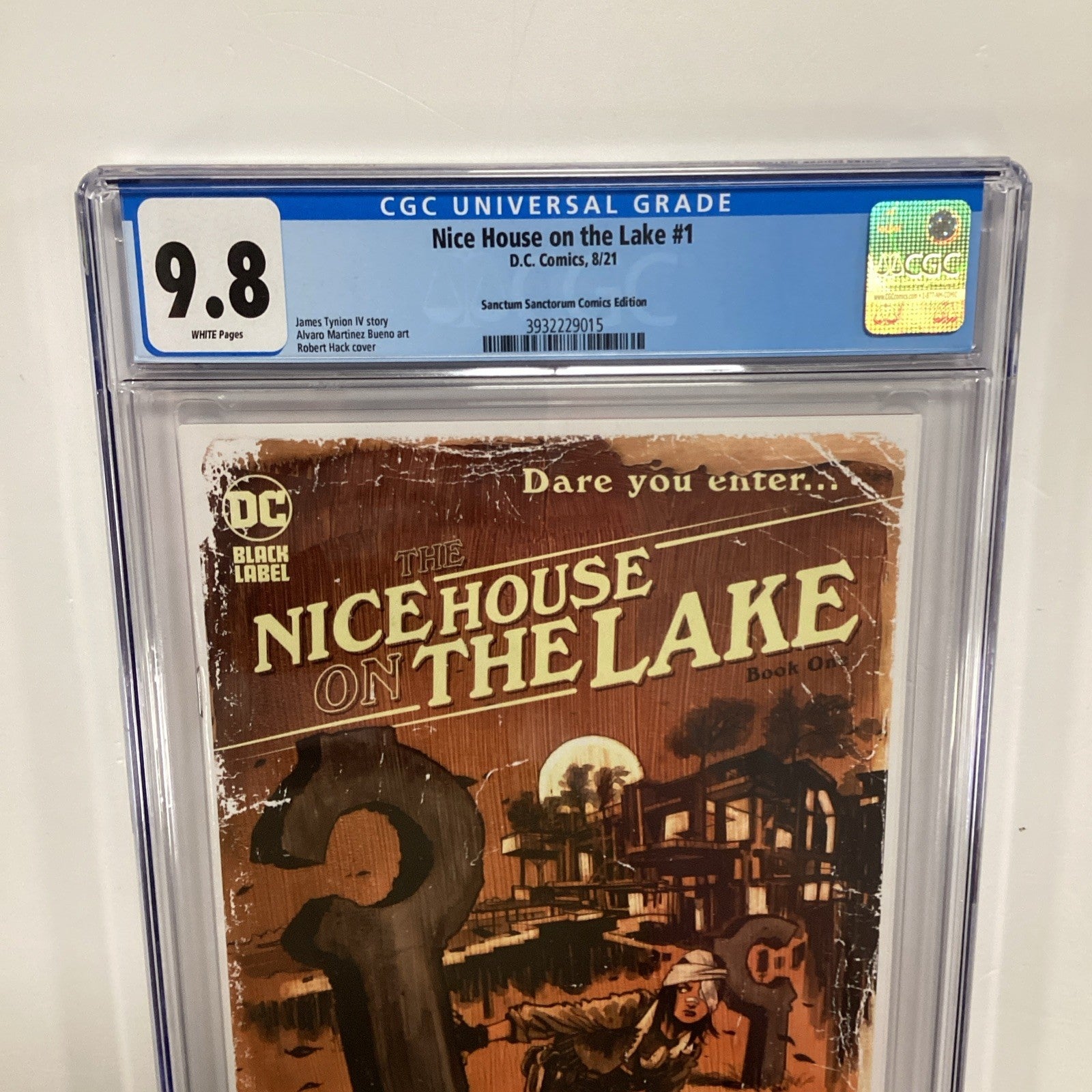 Nice House on the Lake #1 2021 CGC 9.8 White Pages Sanctum Sanctorum Variant2