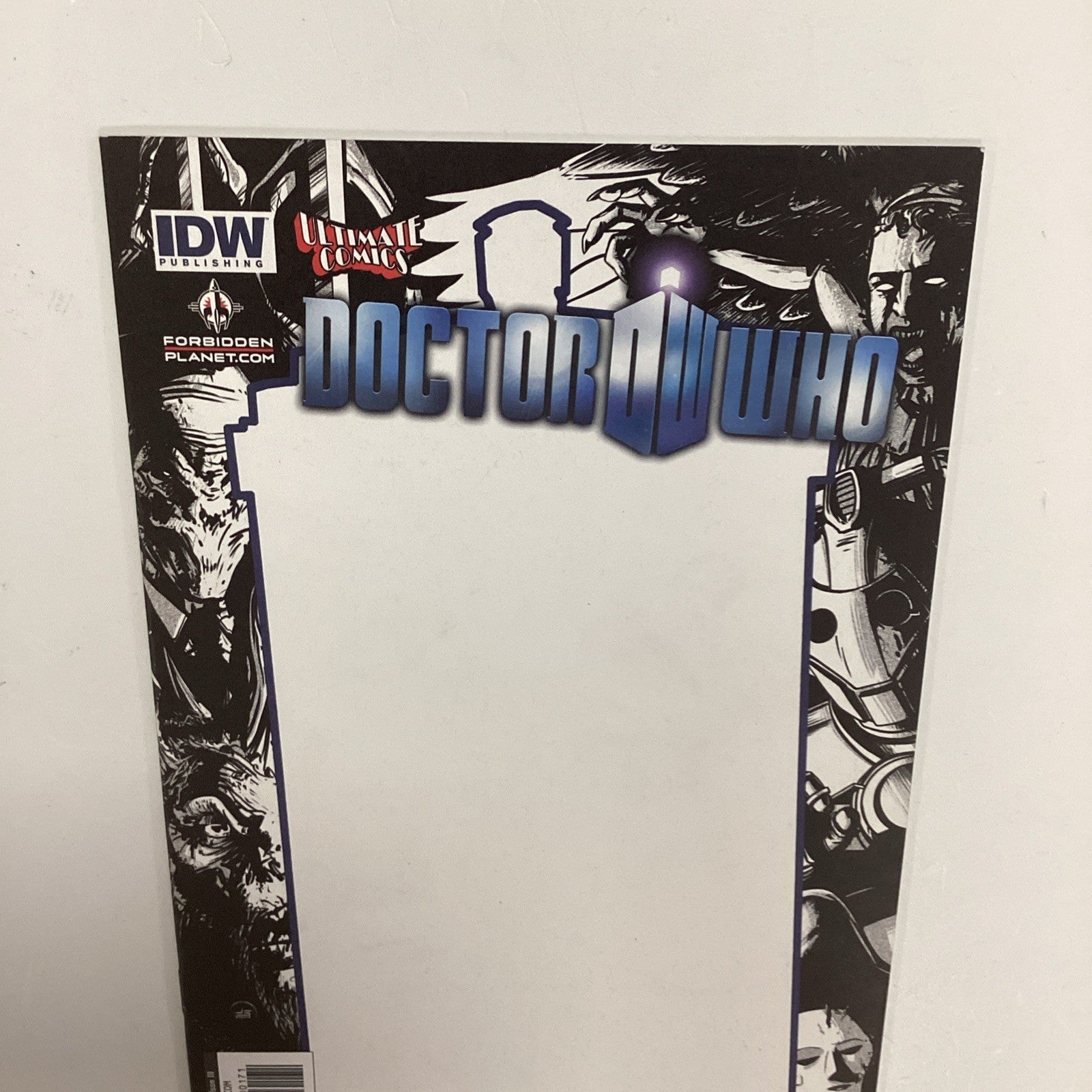 Doctor Who #1 2012 VF/NM Blank Sketch Signed By Mark Buckingham2