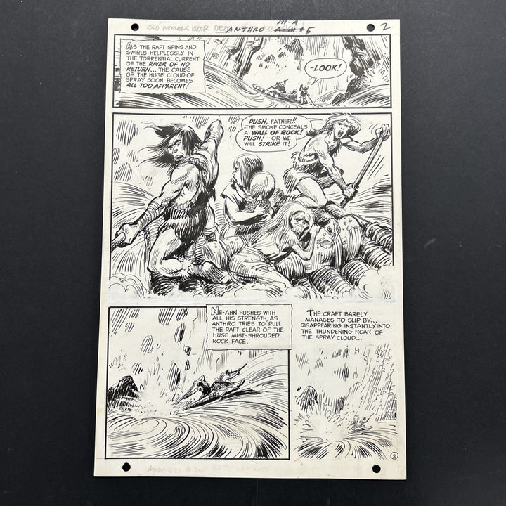 Anthro #5 Original Artwork for page 2 by Howard Post0