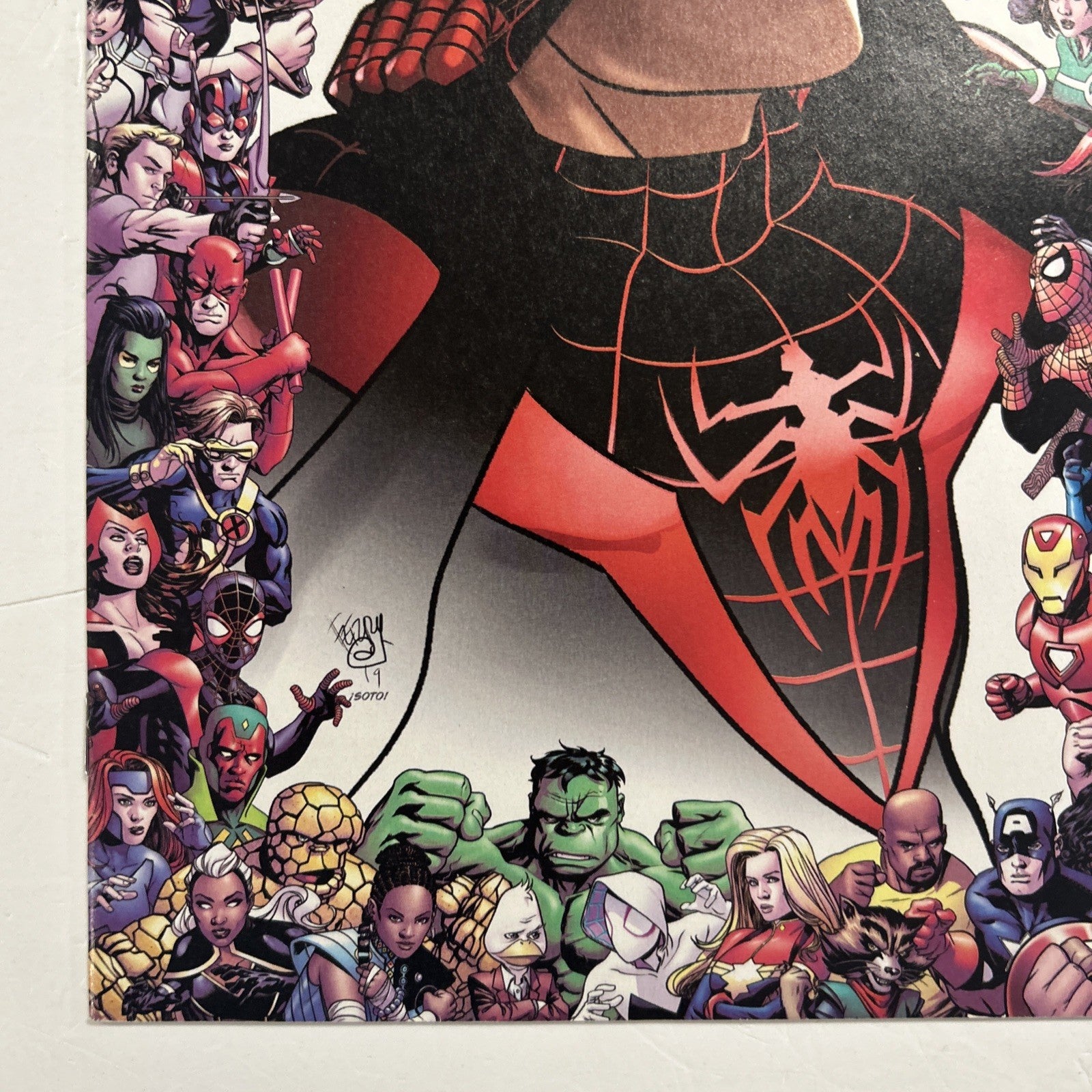Miles Morales Spider-man #9 2019 VF/NM Pasquel Ferry Frame Variant5