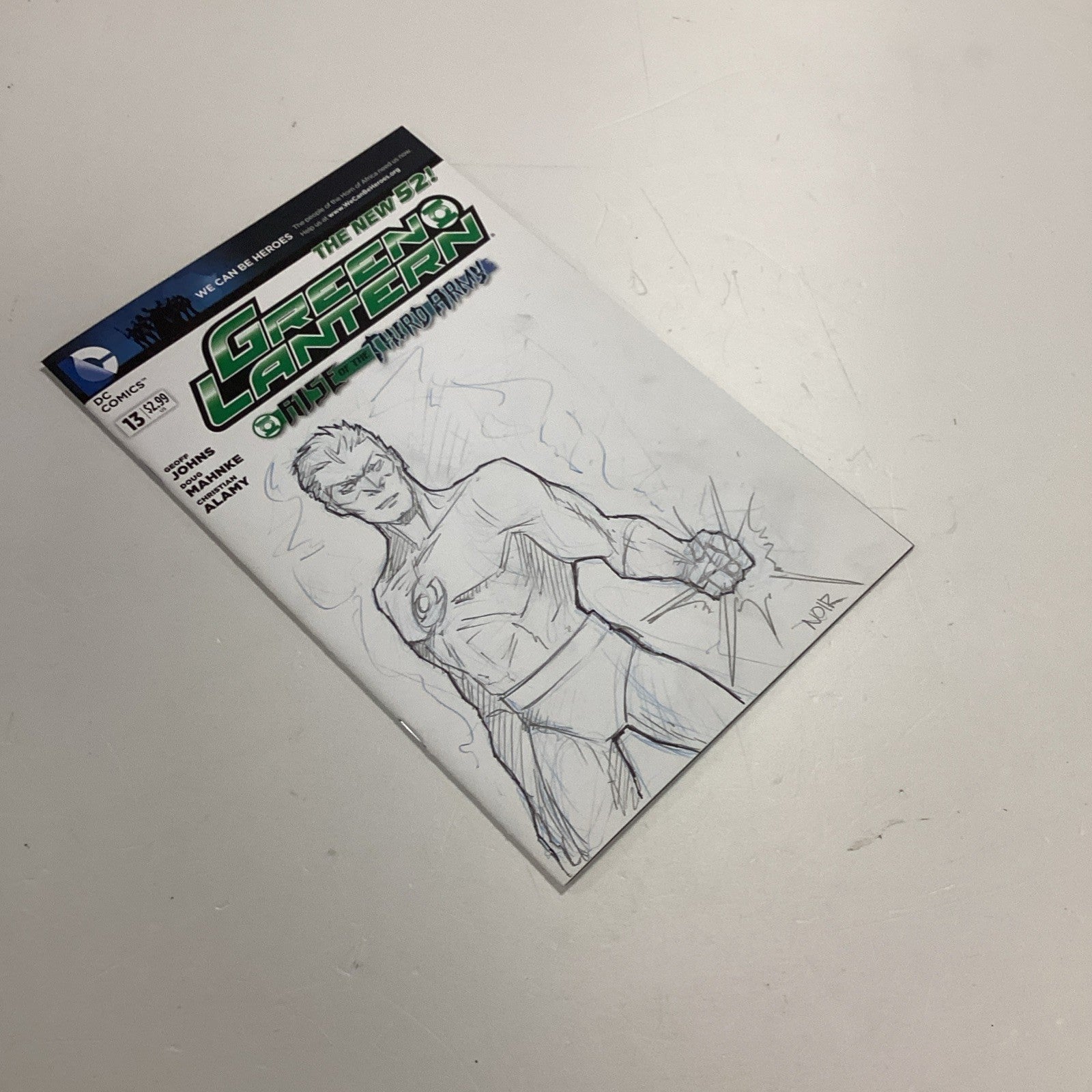 Green Lantern #13 Variant Sketchbook Cover by Andres Manuel Labrada3