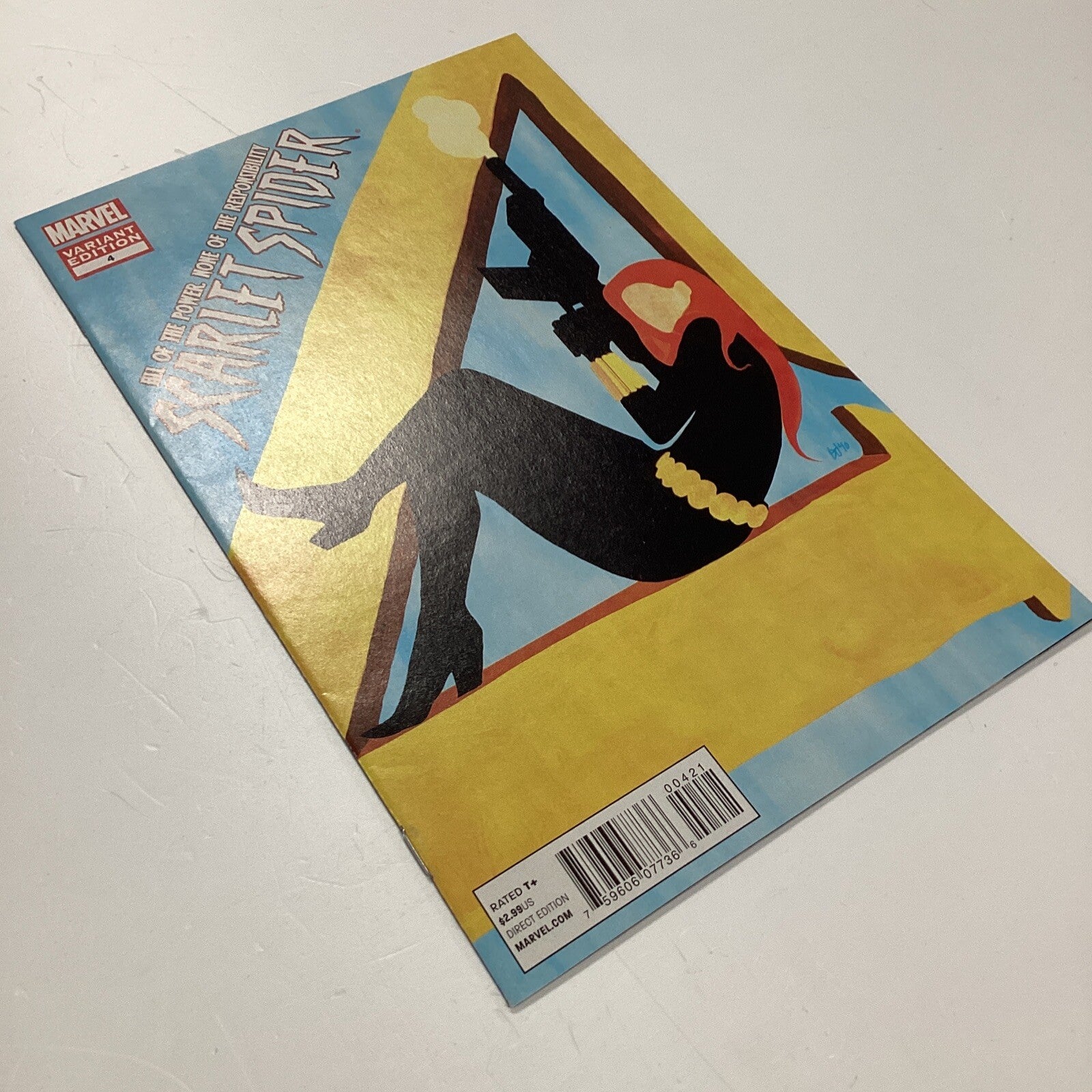 Scarlet Spider #4 2012 VF/NM Mike Del Mundo 1:25 Variant3
