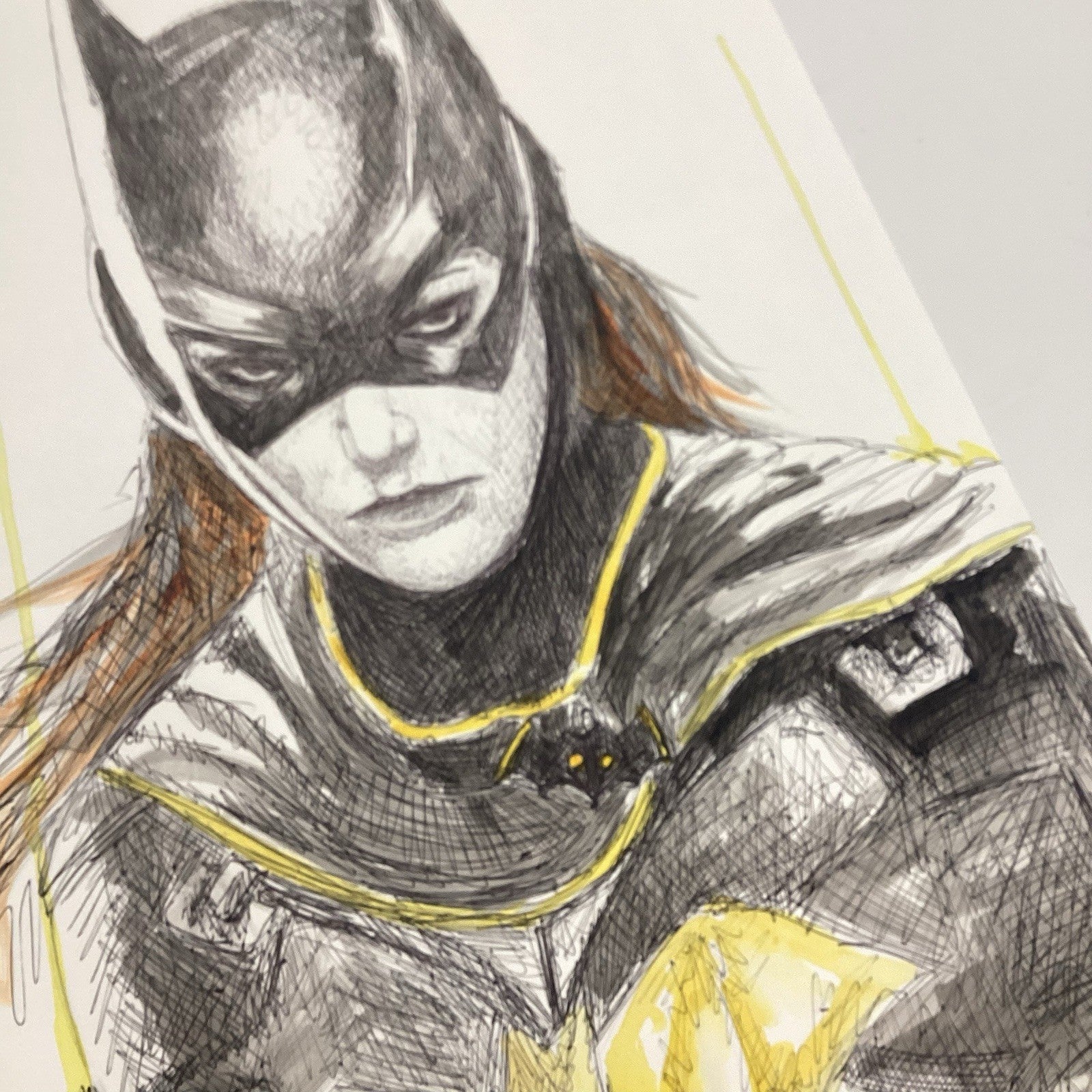 Batgirl Original Art by Becky Knapp with COA (80x59cm)8