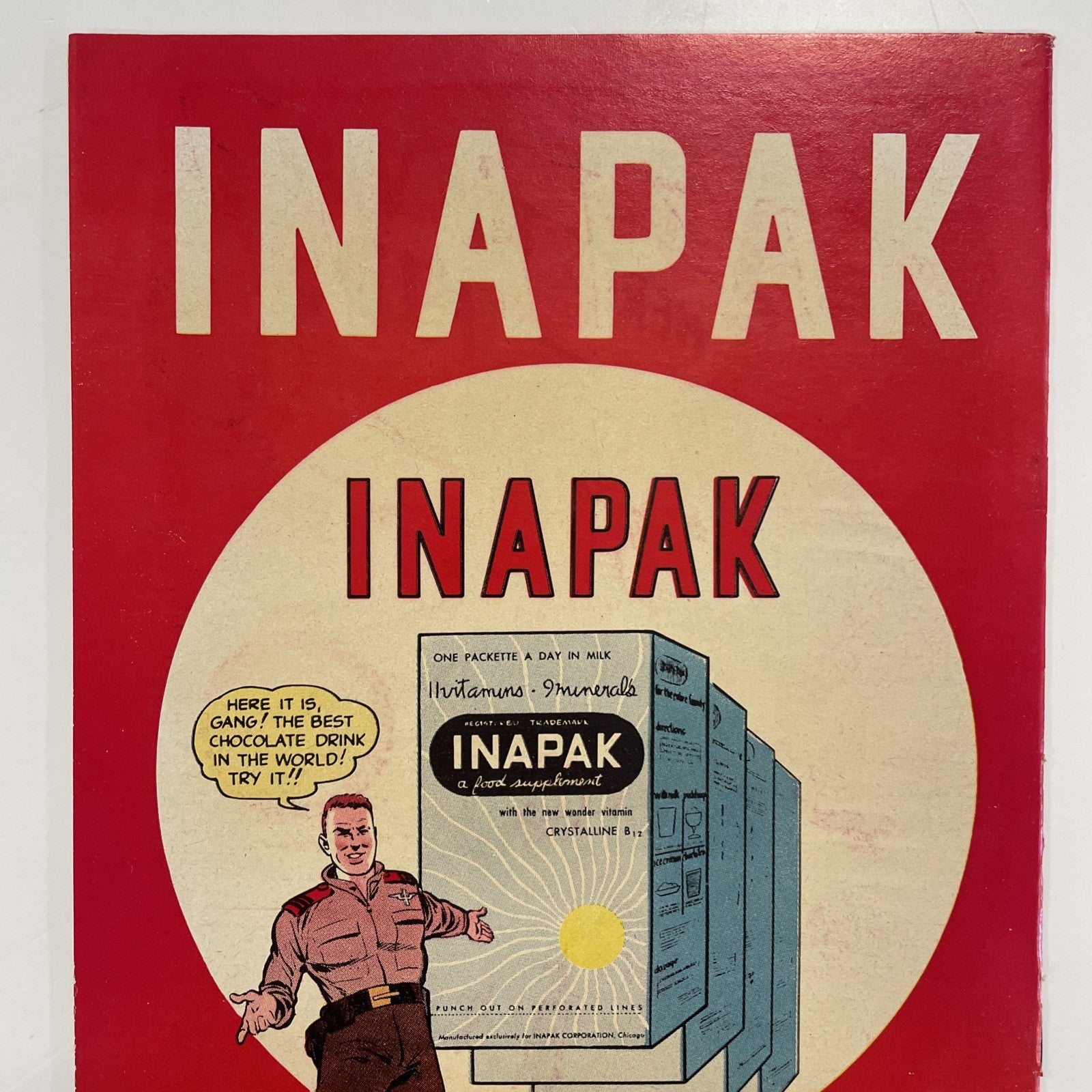 Major Inapak The Space Ace #1 1951 VG Golden Age5