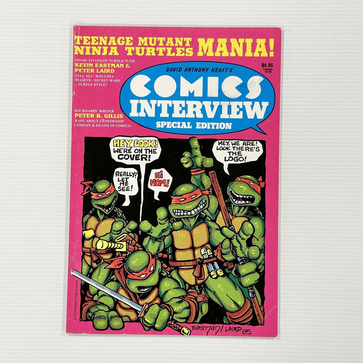 Comics Interview Special Edition #27 1985 FN/VF Teenage Mutant Ninja Turtles