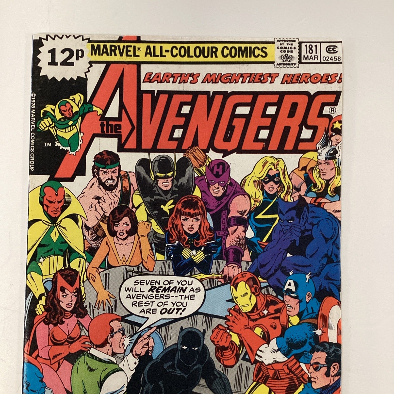 Avengers #181 1978 FN/VF Scott Lang Ant Man Pence Copy1