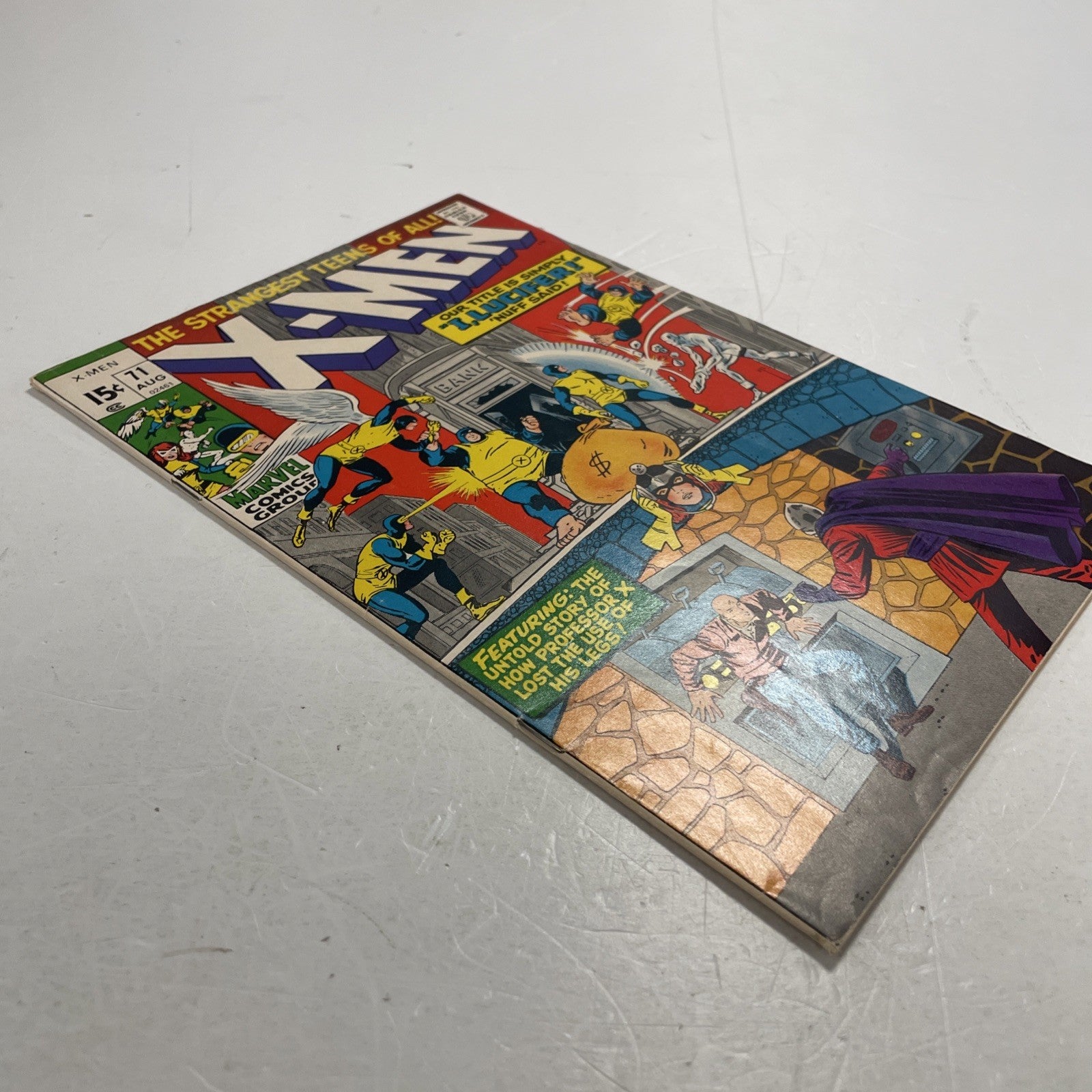 X-Men #71 1971 FN/VF Reprints Origin of Professor X3