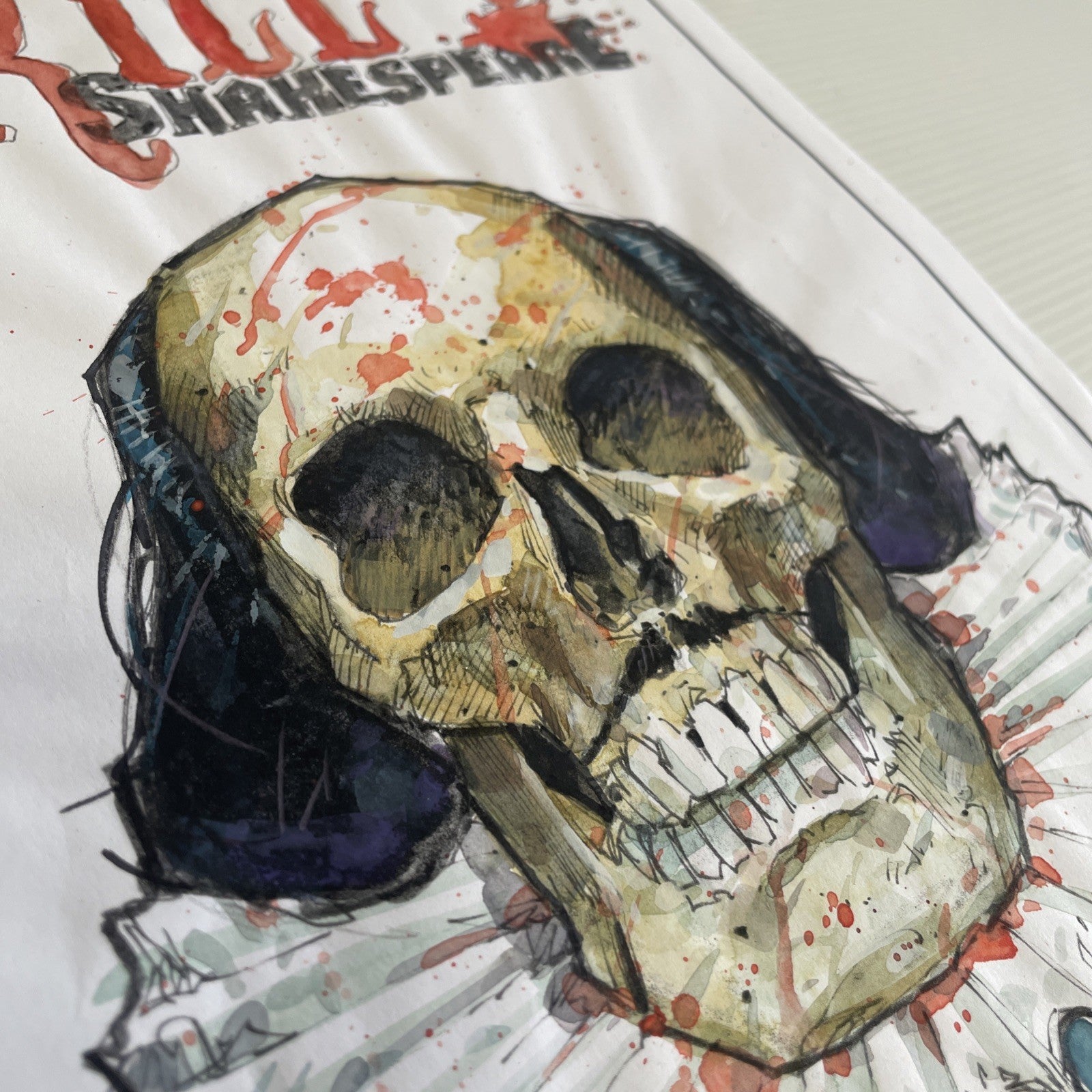 Original Artwork Concept Art based on Kill Shakespeare Sketch by Simon Davis (1)5