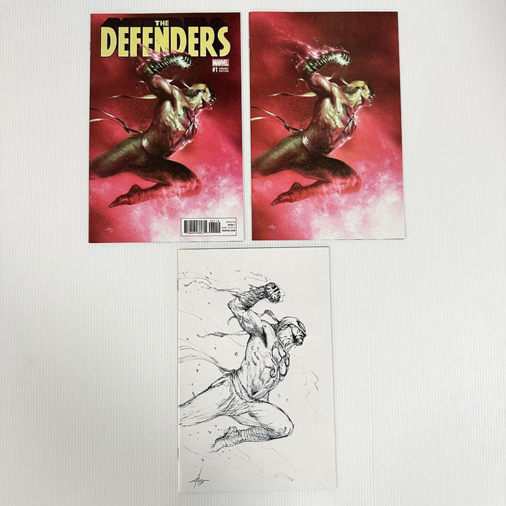 Marvel Defenders #1 Dell’Otto Virgin & Sketch Variant Marvel 2017 x3