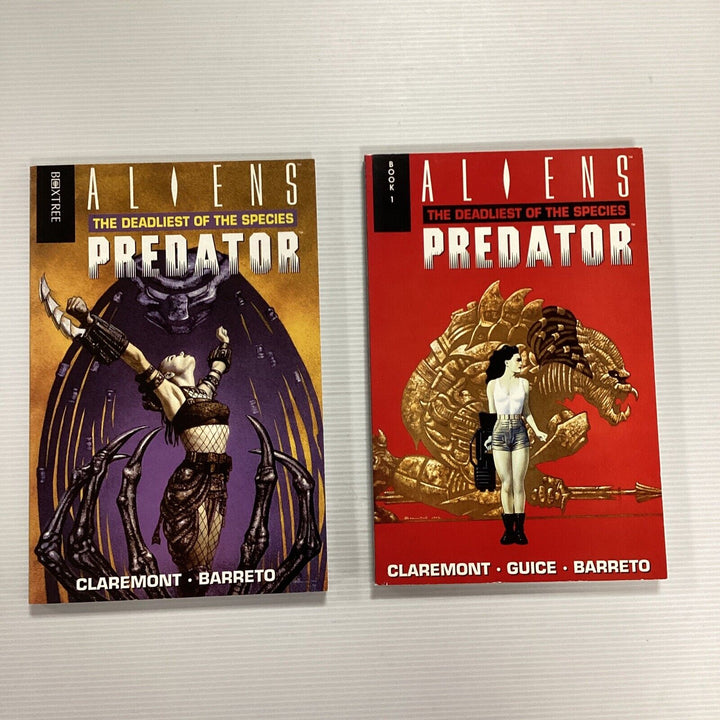 Aliens Predator Deadliest of the Species Books 1 & 2 TPB 1995 1st prints