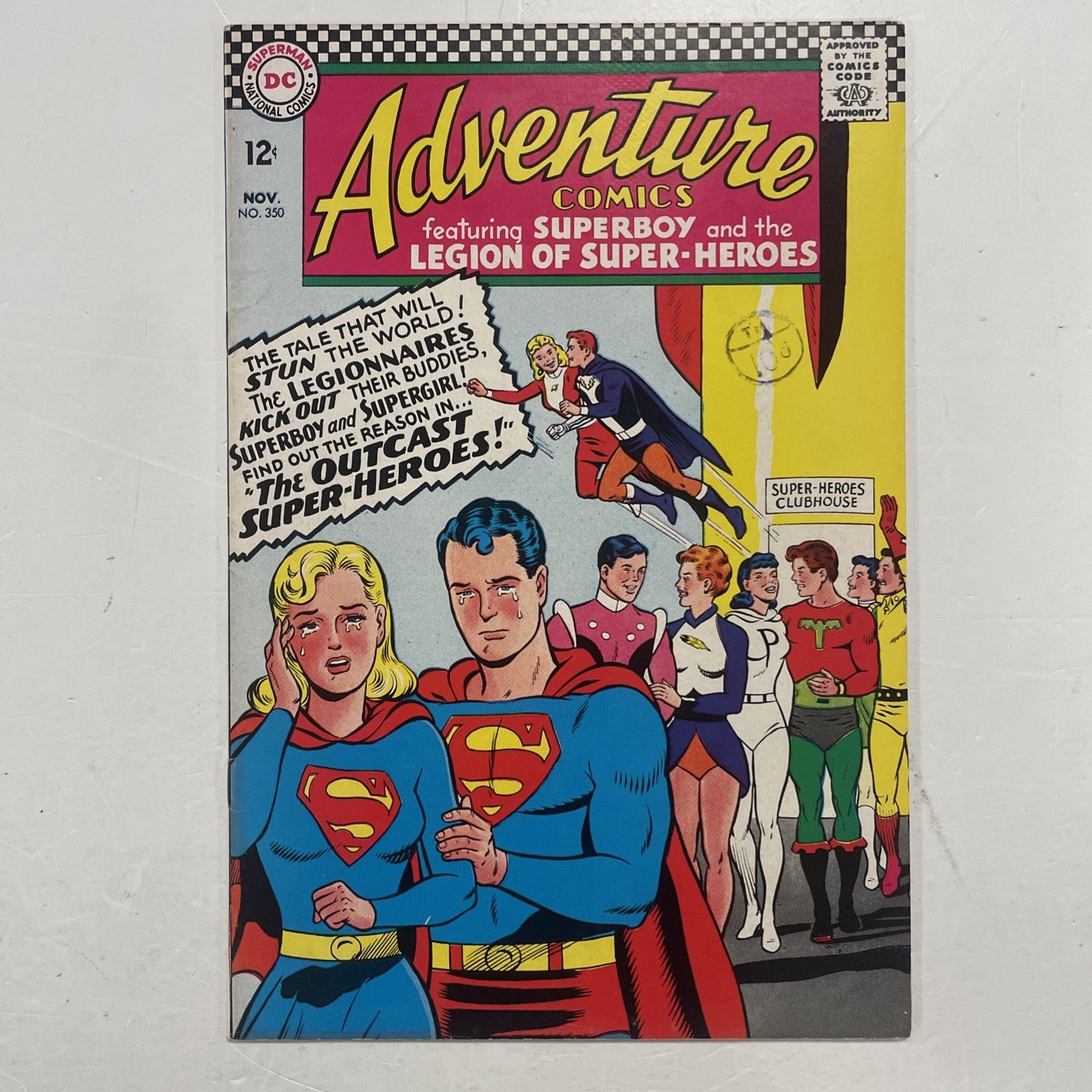 Adventure Comics #350 1966 FN/VF 1st Appearance of Hag the Witch Pence Stamp0