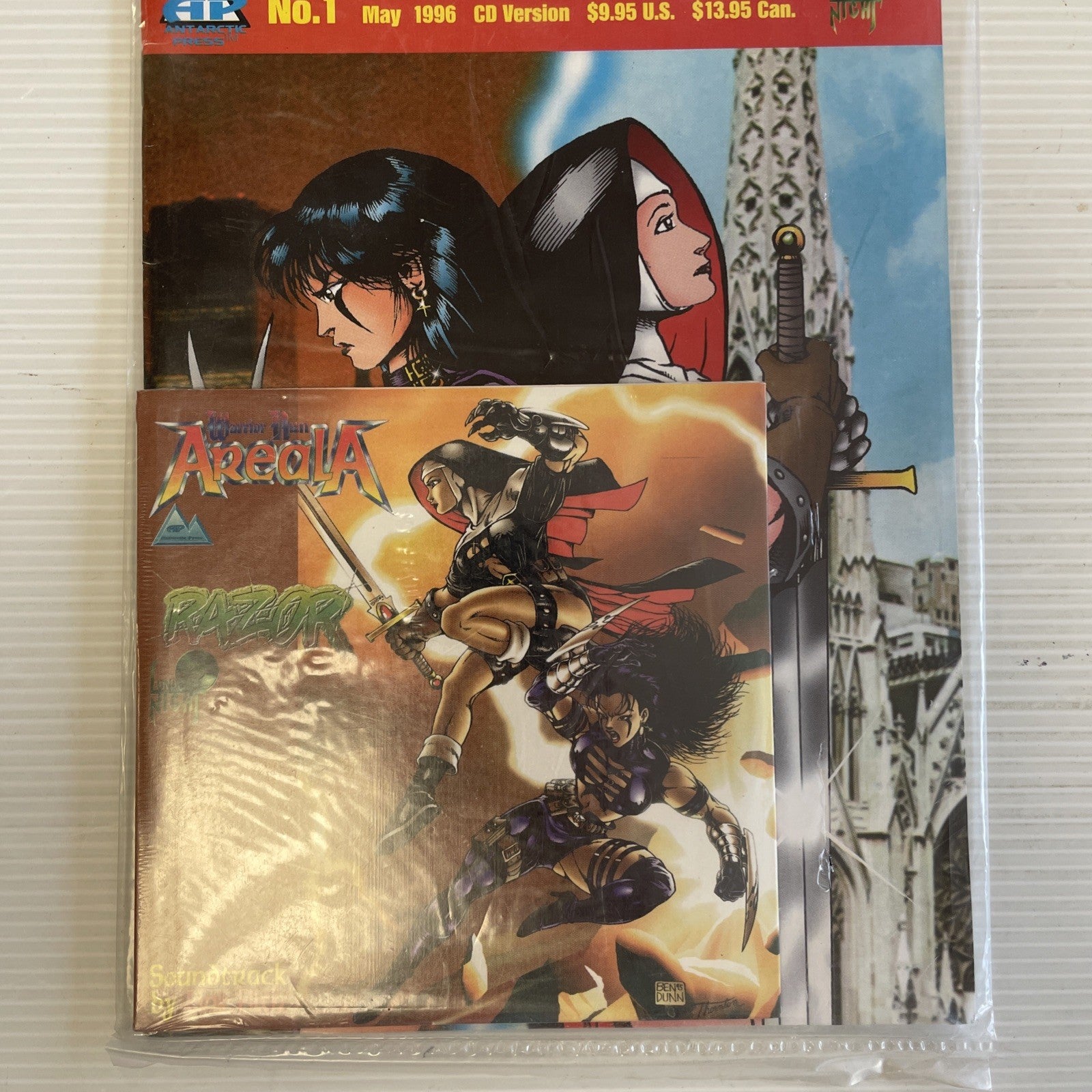 Areala vs Razor #1 1996 inc. CD Sealed AP Antarctic Press2