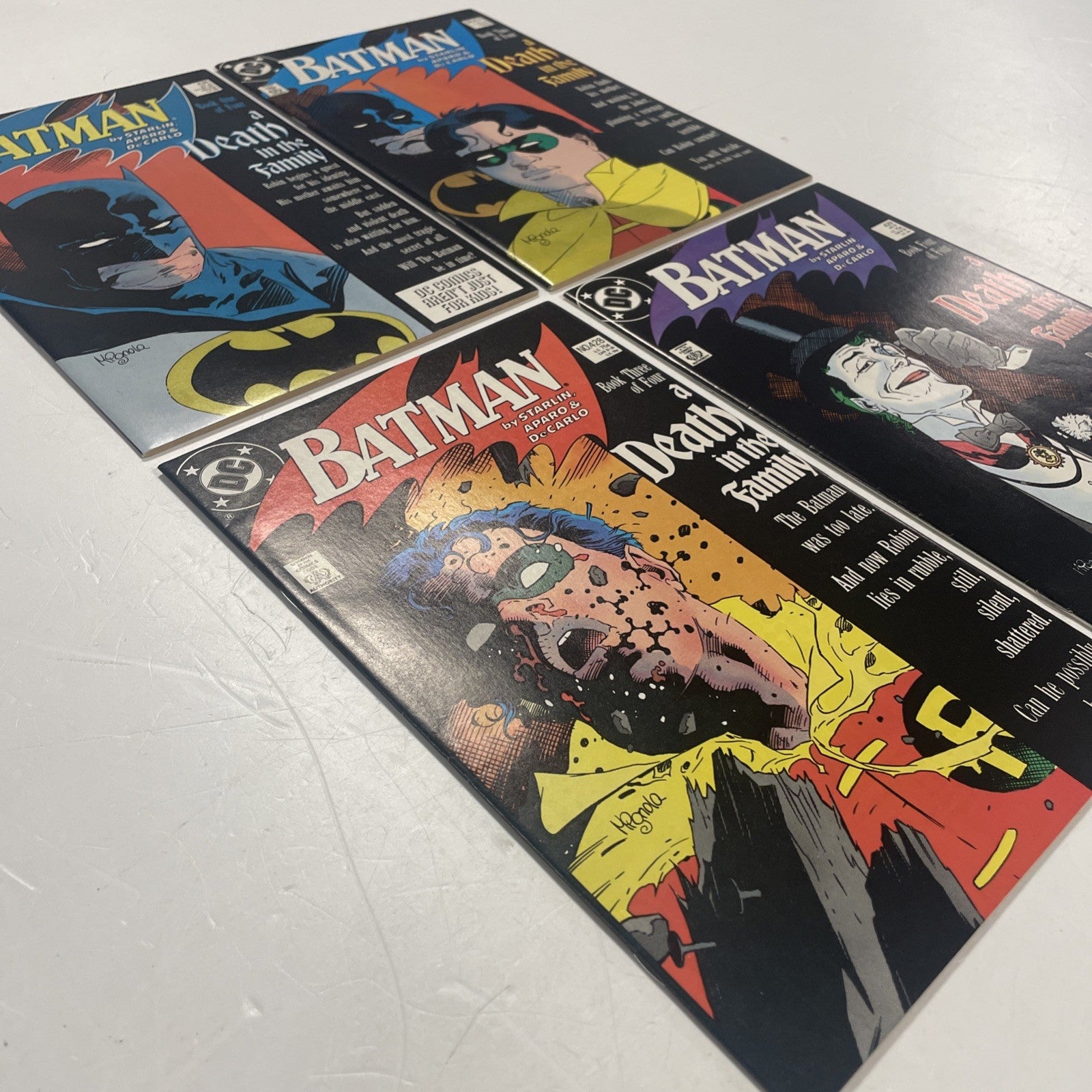 Batman #426-429 1988 A Death in the Family 1-4 High Grade Complete Set5