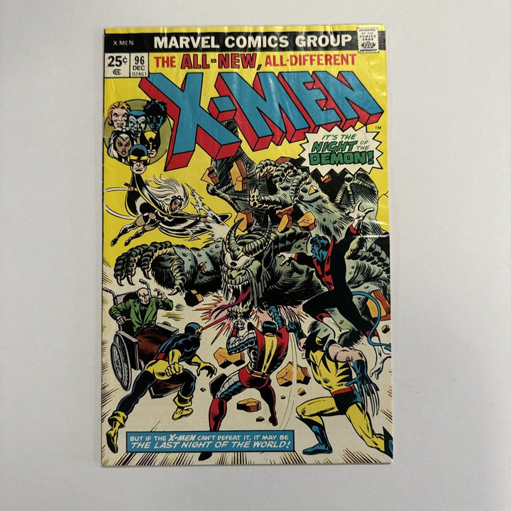 X-Men #96 1975 VG+ 1st Appearance Of Moira Mactaggert Cent Copy **book is wrinkl