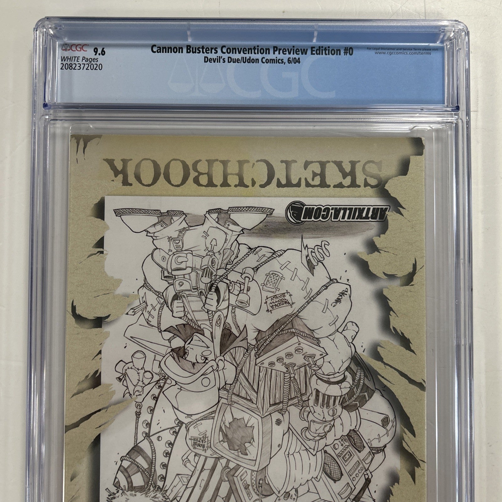 Cannon Busters #0 2004 CGC 9.6 San Diego Comic Con Exclusive Udon SDCC Netflix9