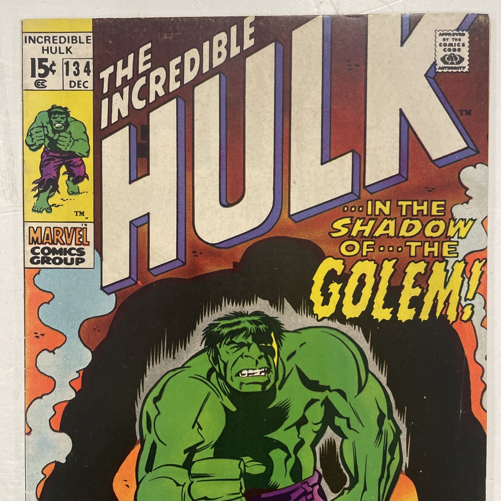 Incredible Hulk #134 1970 FN-1