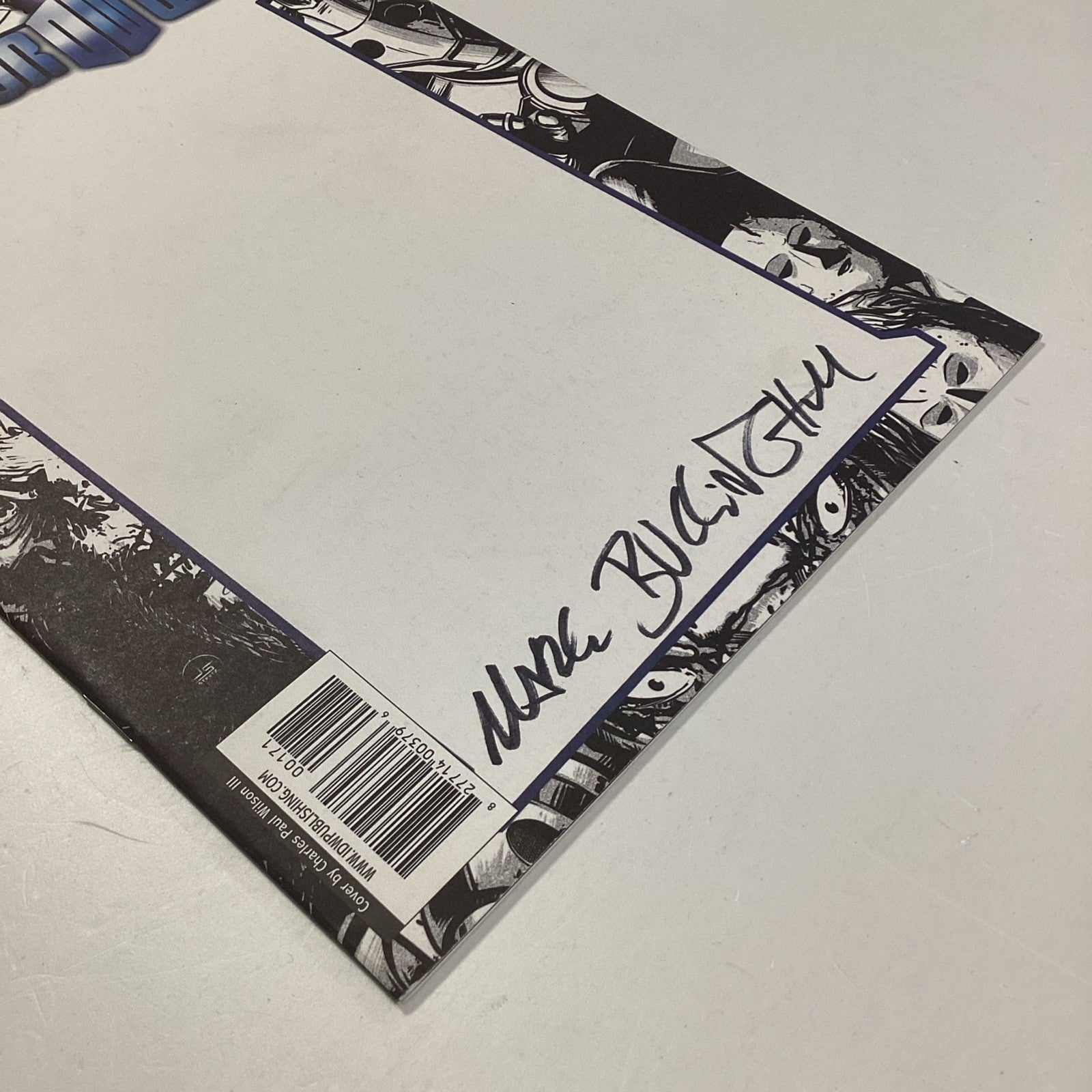 Doctor Who #1 2012 VF/NM Blank Sketch Signed By Mark Buckingham3