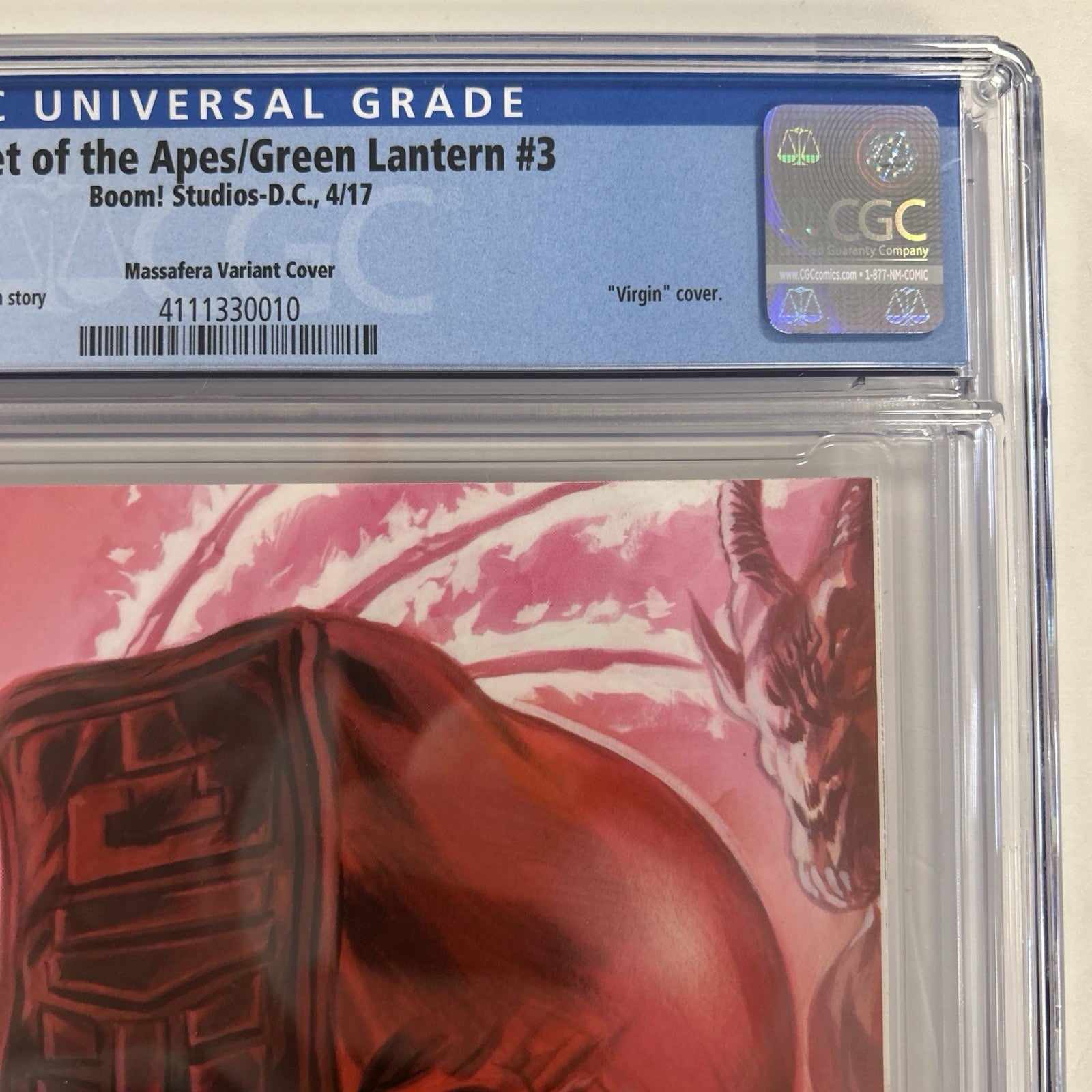 Planet of the Apes/Green Lantern #3 2017 CGC 9.8  Massafera 1:40 Virgin Variant5