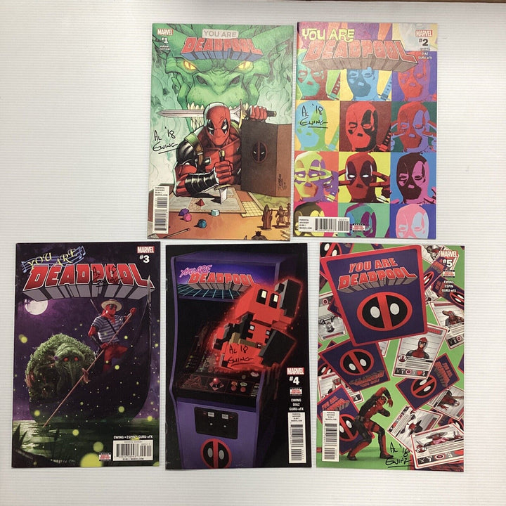 You are Deadpool #1-5 2018 All signed by Al Ewing